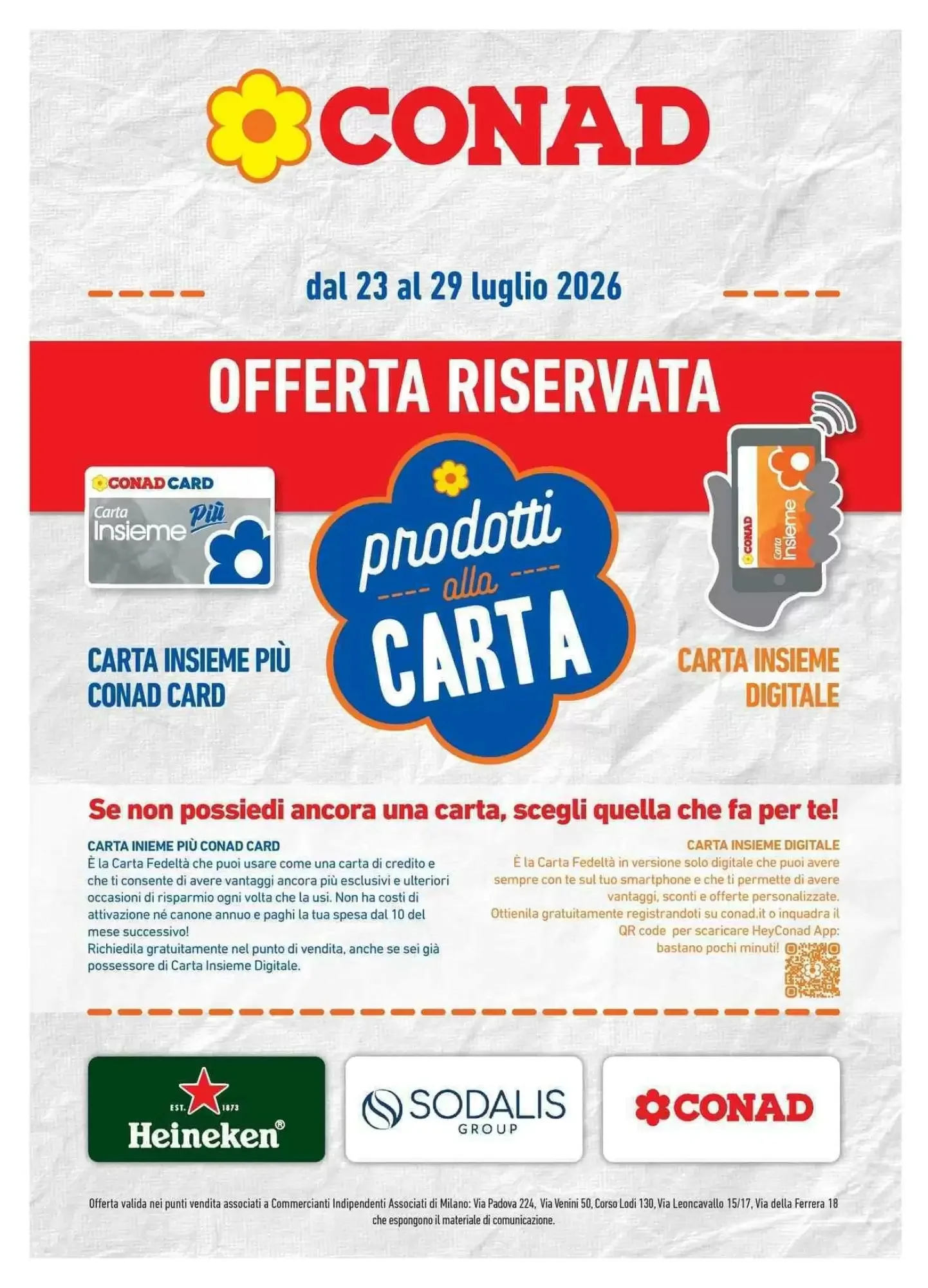 Copertina Spazio Conad - Volantino Spazio Conad