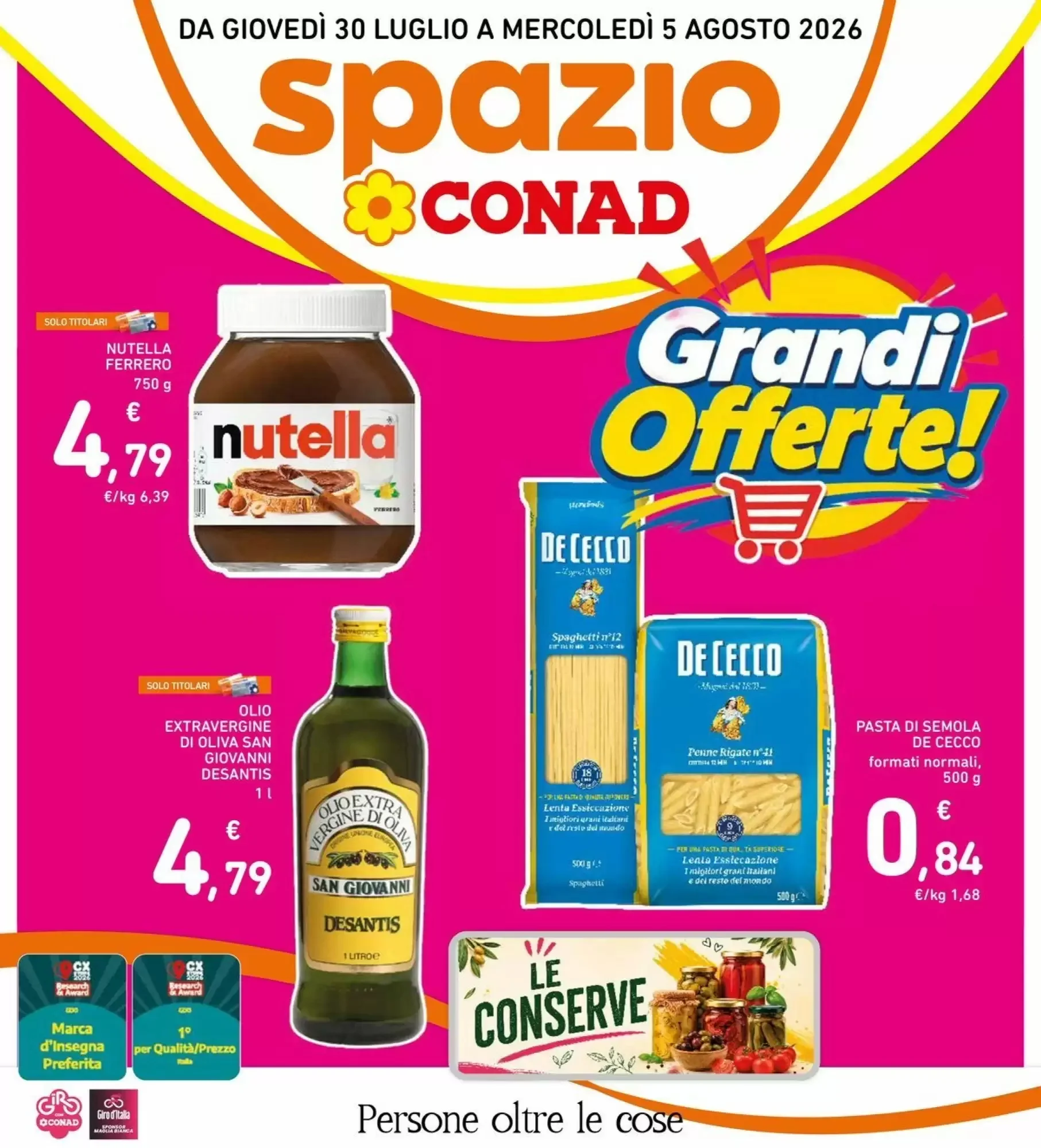 Copertina Spazio Conad - Volantino Spazio Conad