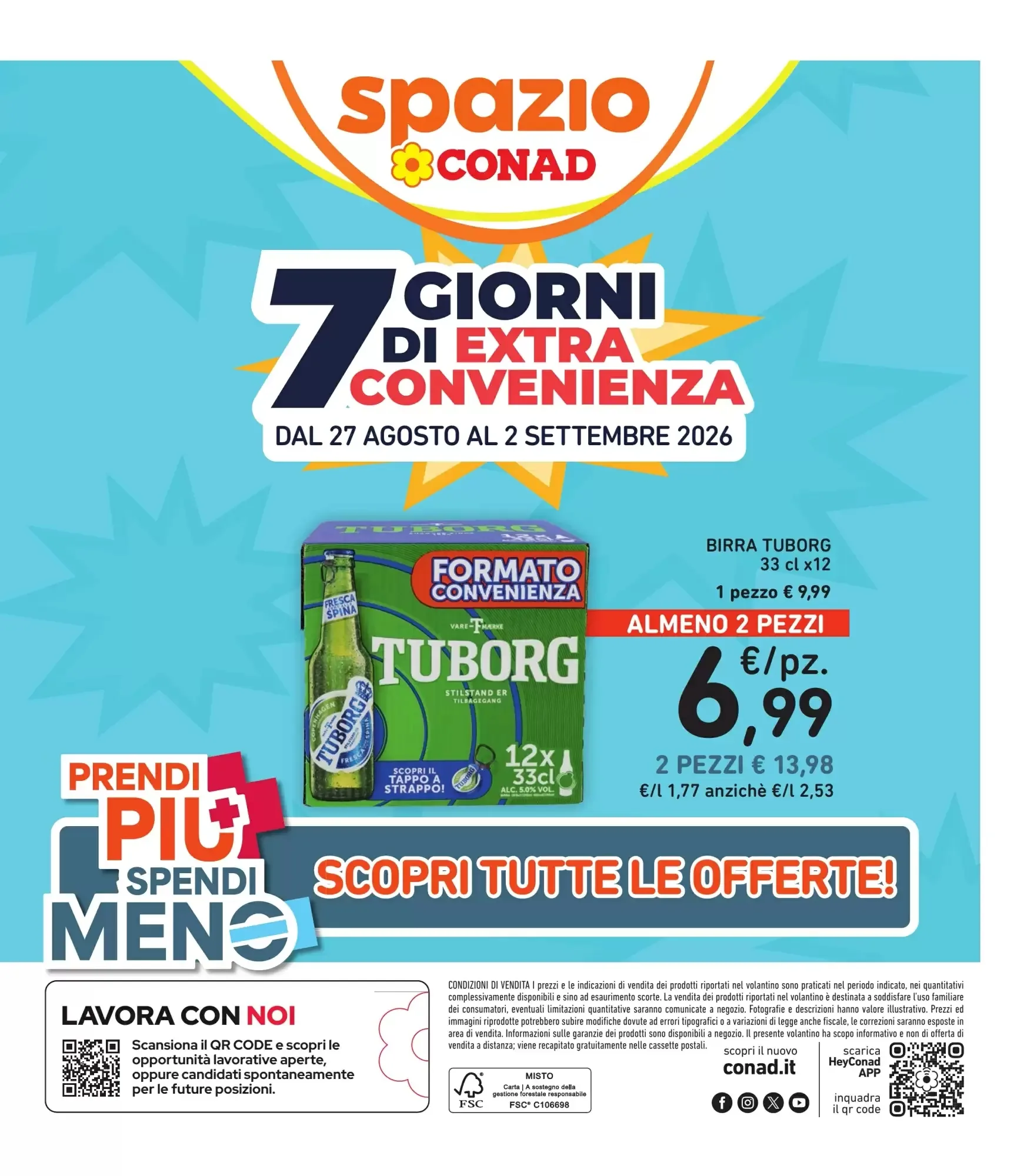 Copertina Spazio Conad - Volantino Spazio Conad