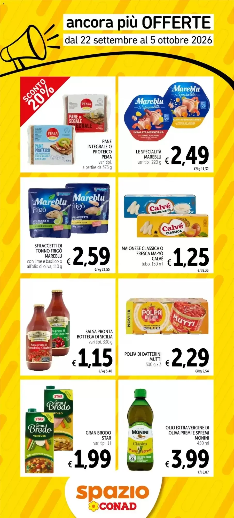 Copertina Spazio Conad - Volantino Spazio Conad