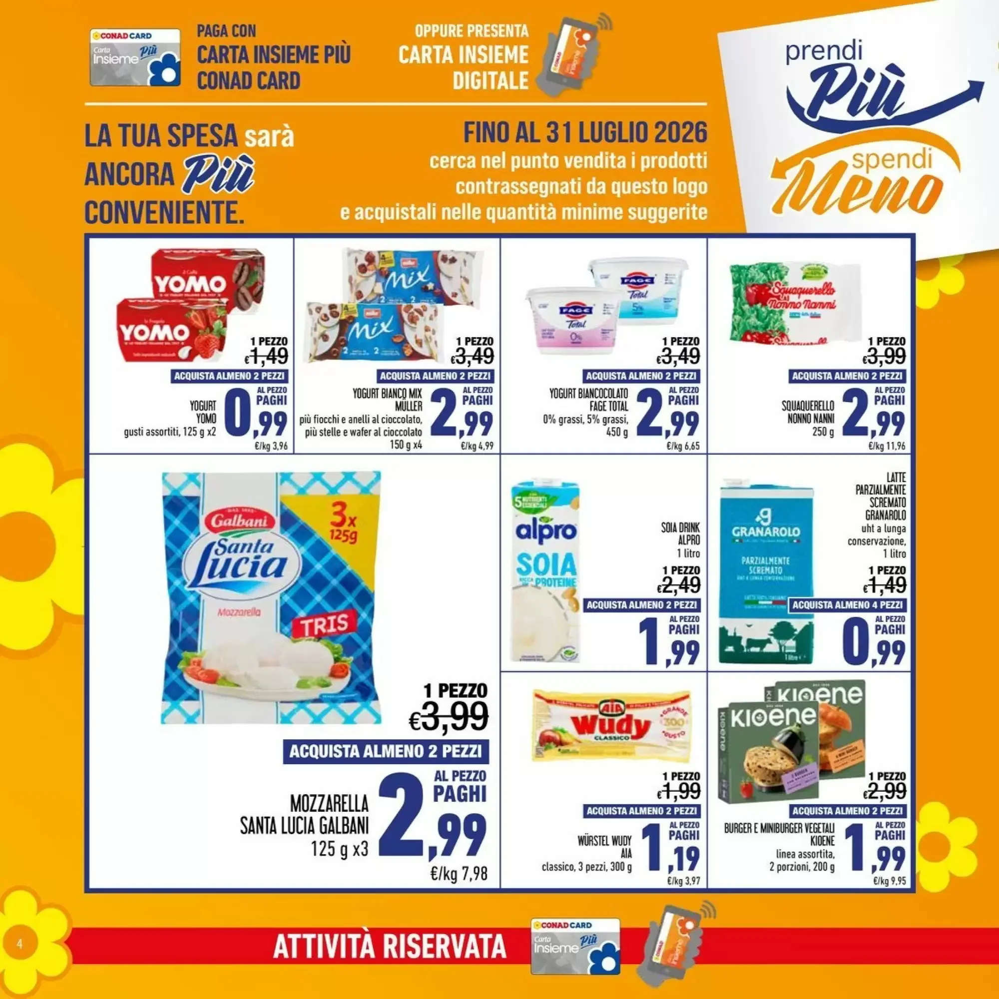 Volantino Spesa Facile Conad Volantino Spesa Facile Conad pagina 4