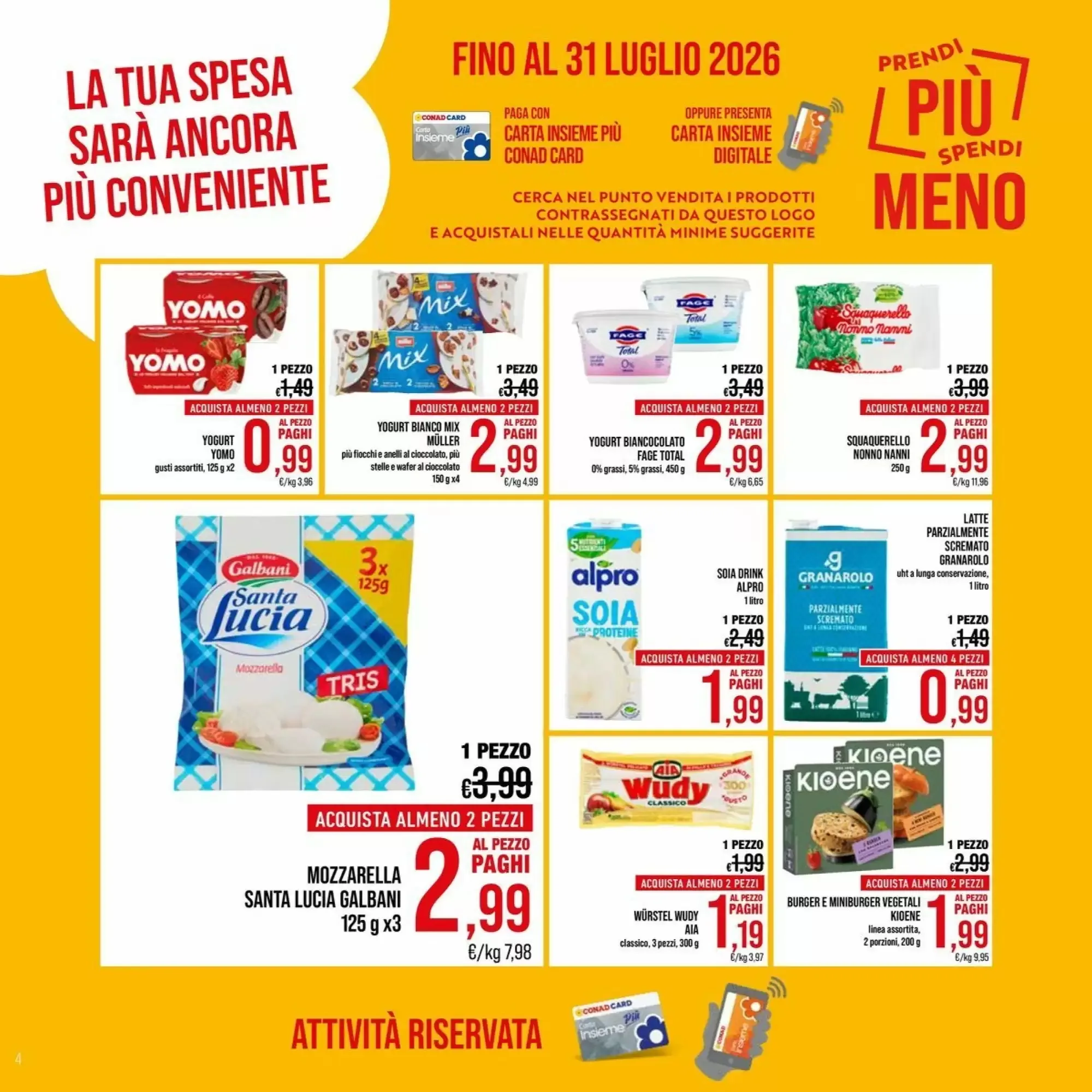 Volantino Spesa Facile Conad Volantino Spesa Facile Conad pagina 4