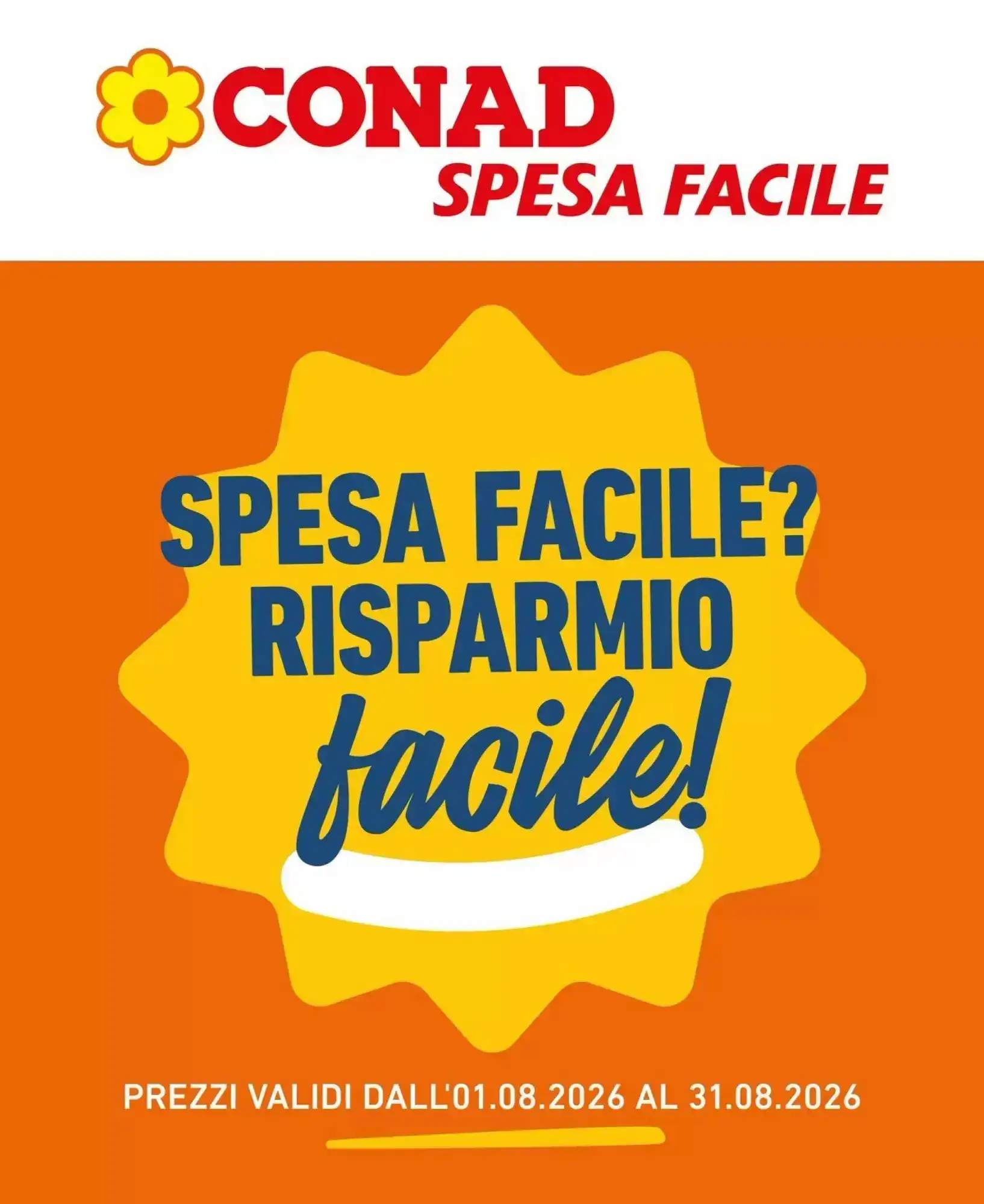 Miniatura Spesa Facile Conad - Volantino Spesa Facile Conad