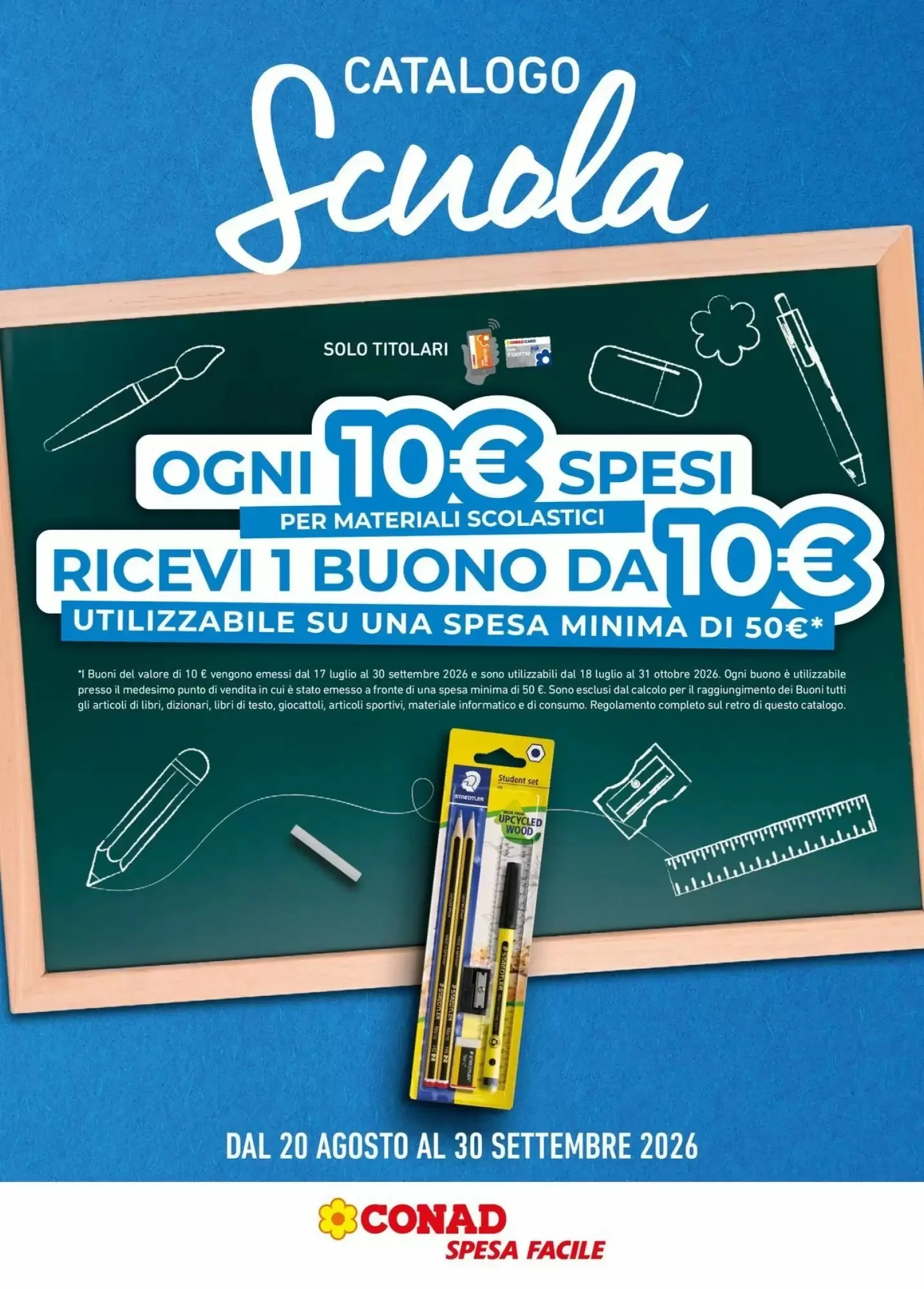 Copertina Spesa Facile Conad - Volantino Spesa Facile Conad