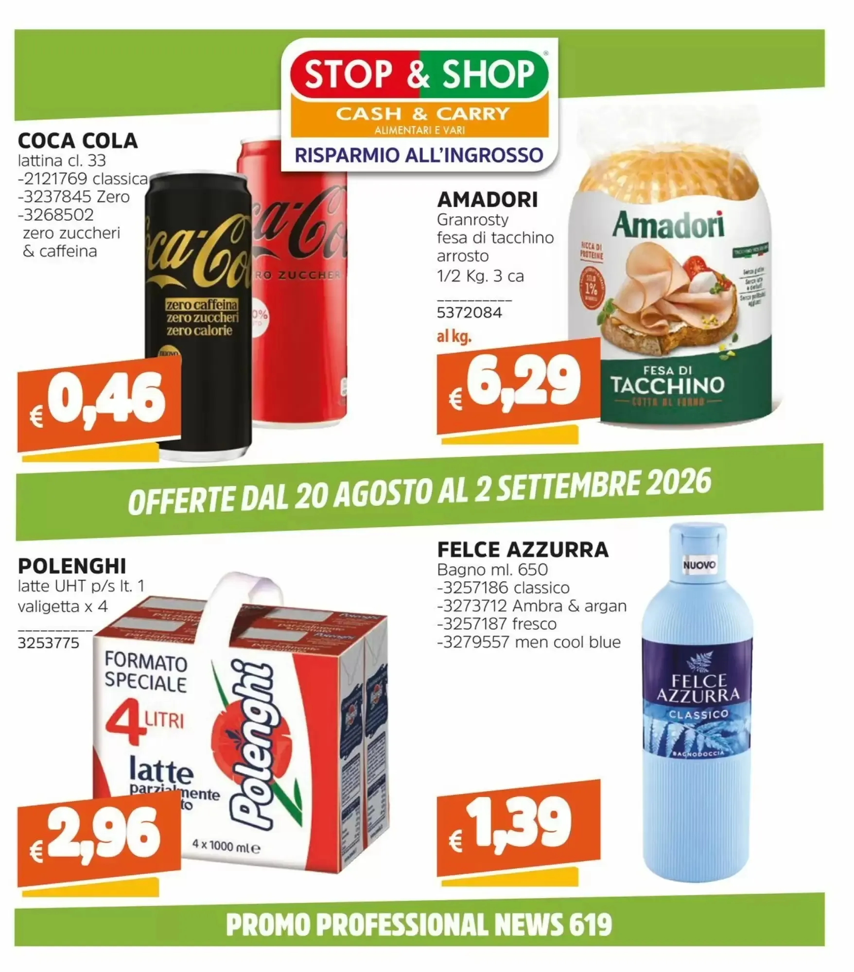 Copertina Stop And Shop - Volantino Stop And Shop
