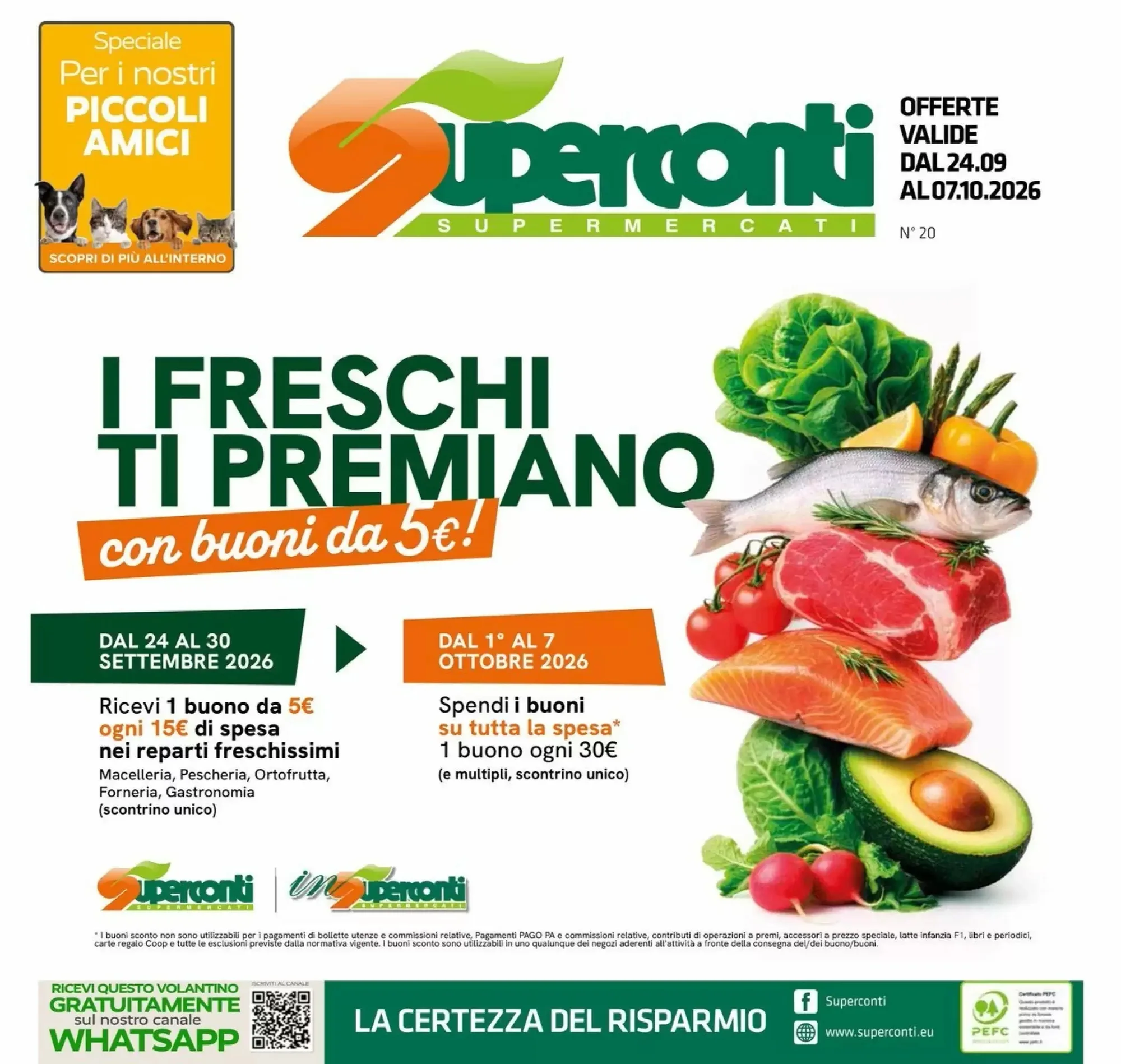 Copertina Superconti - Volantino Superconti