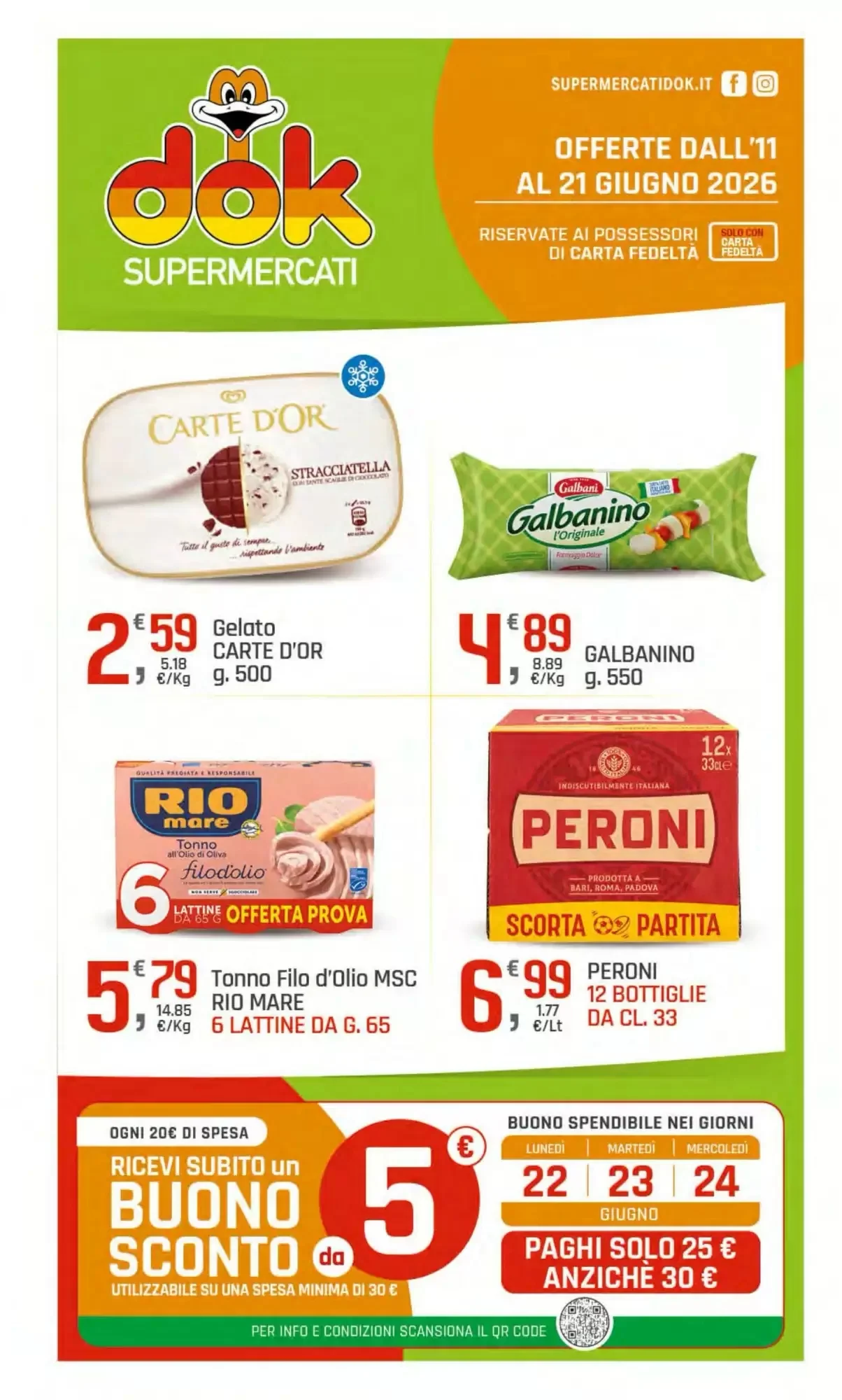 Copertina Supermercati Dok - Volantino Supermercati Dok