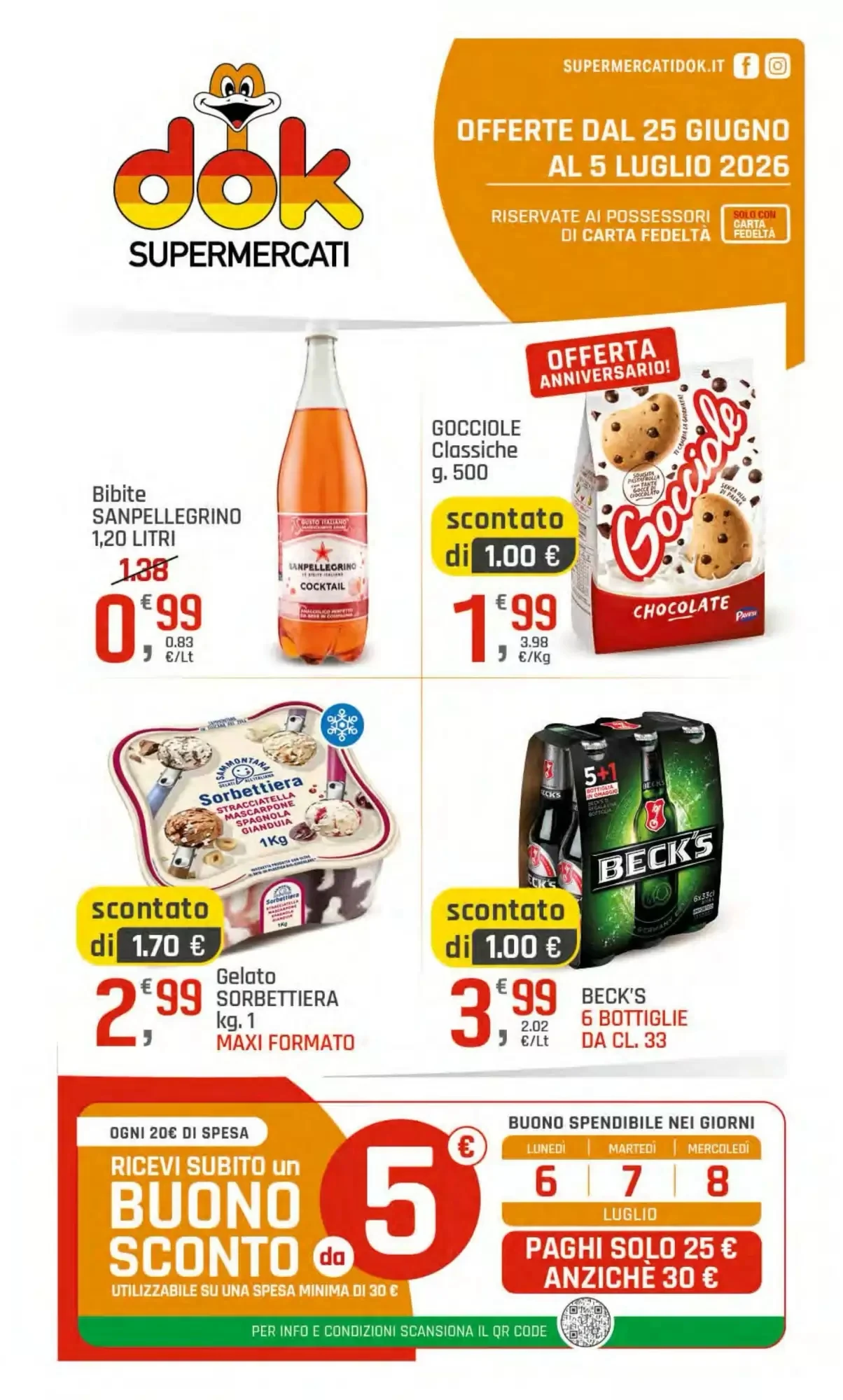 Copertina Supermercati Dok - Volantino Supermercati Dok
