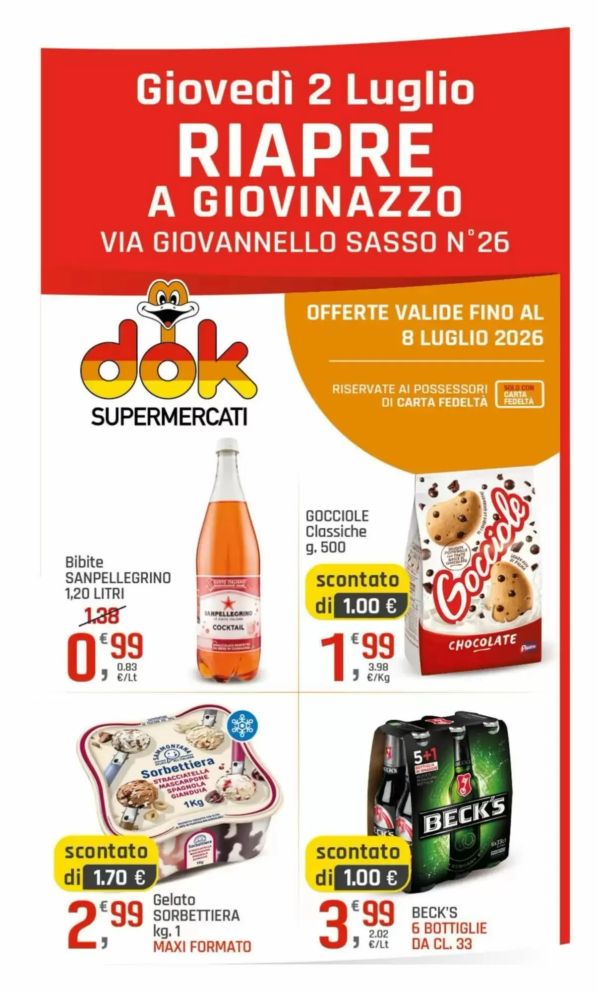 Copertina Supermercati Dok - Volantino Supermercati Dok