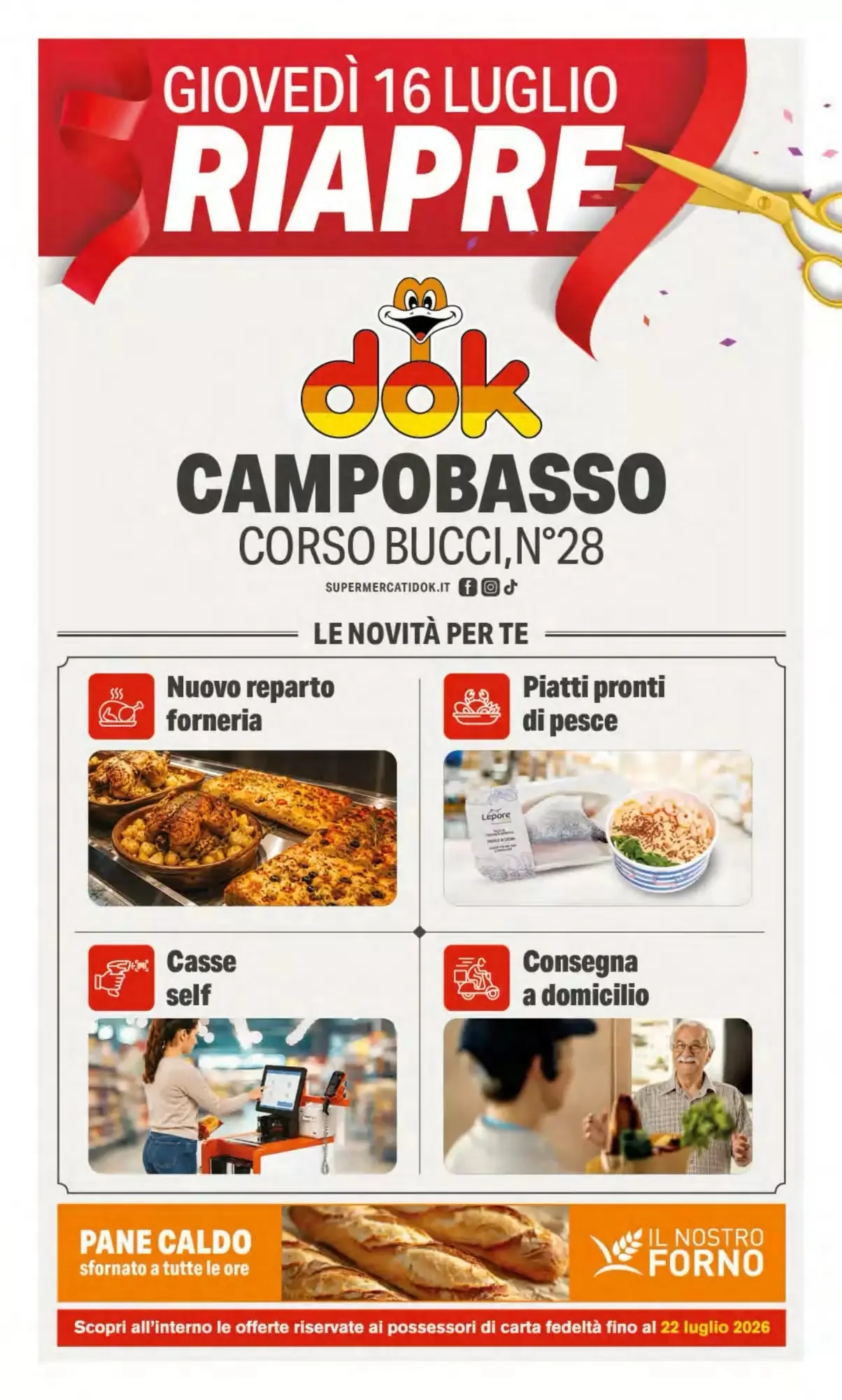 Copertina Supermercati Dok - Volantino Supermercati Dok