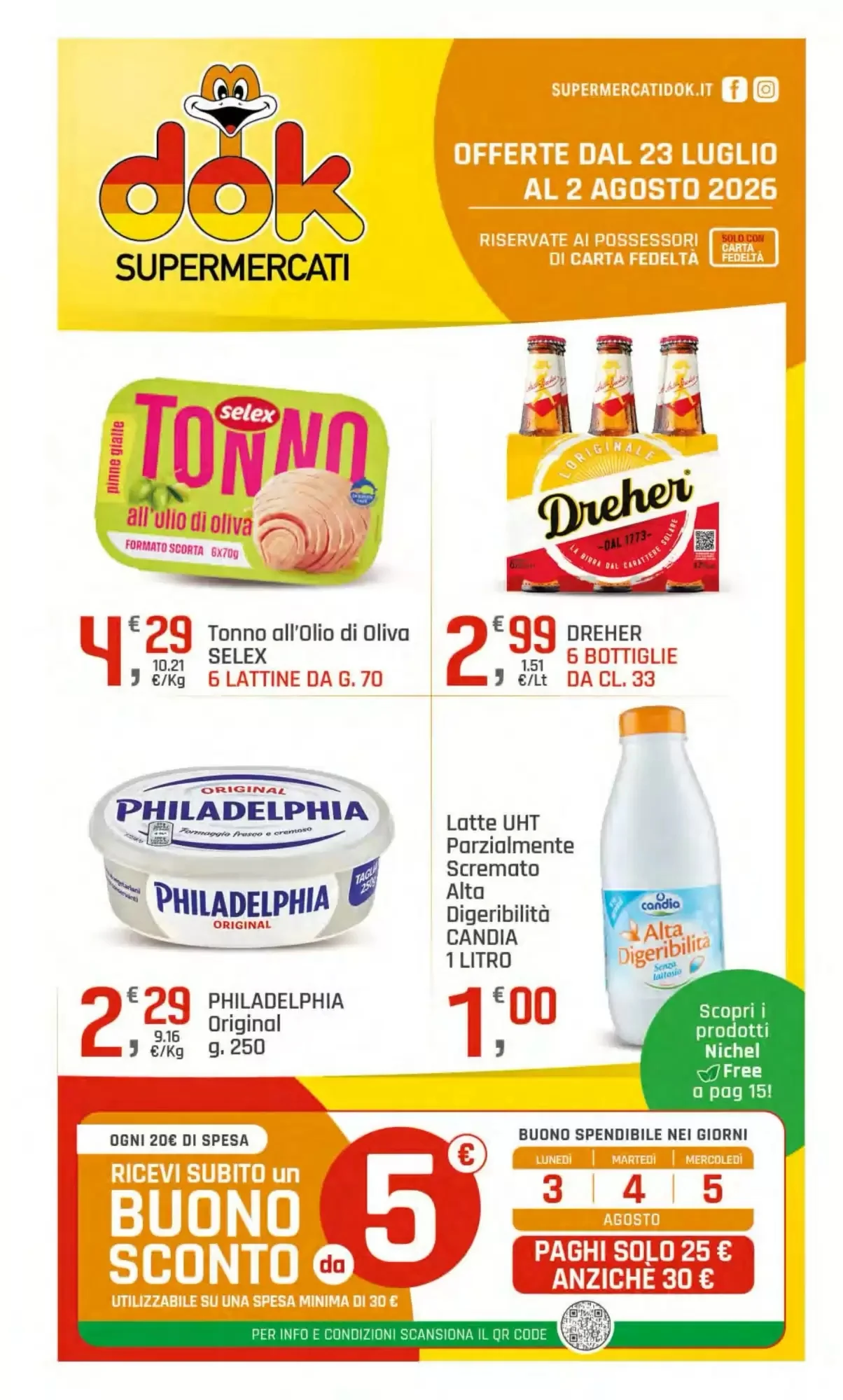 Copertina Supermercati Dok - Volantino Supermercati Dok