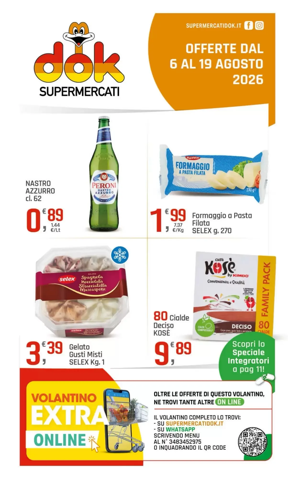 Copertina Supermercati Dok - Volantino Supermercati Dok