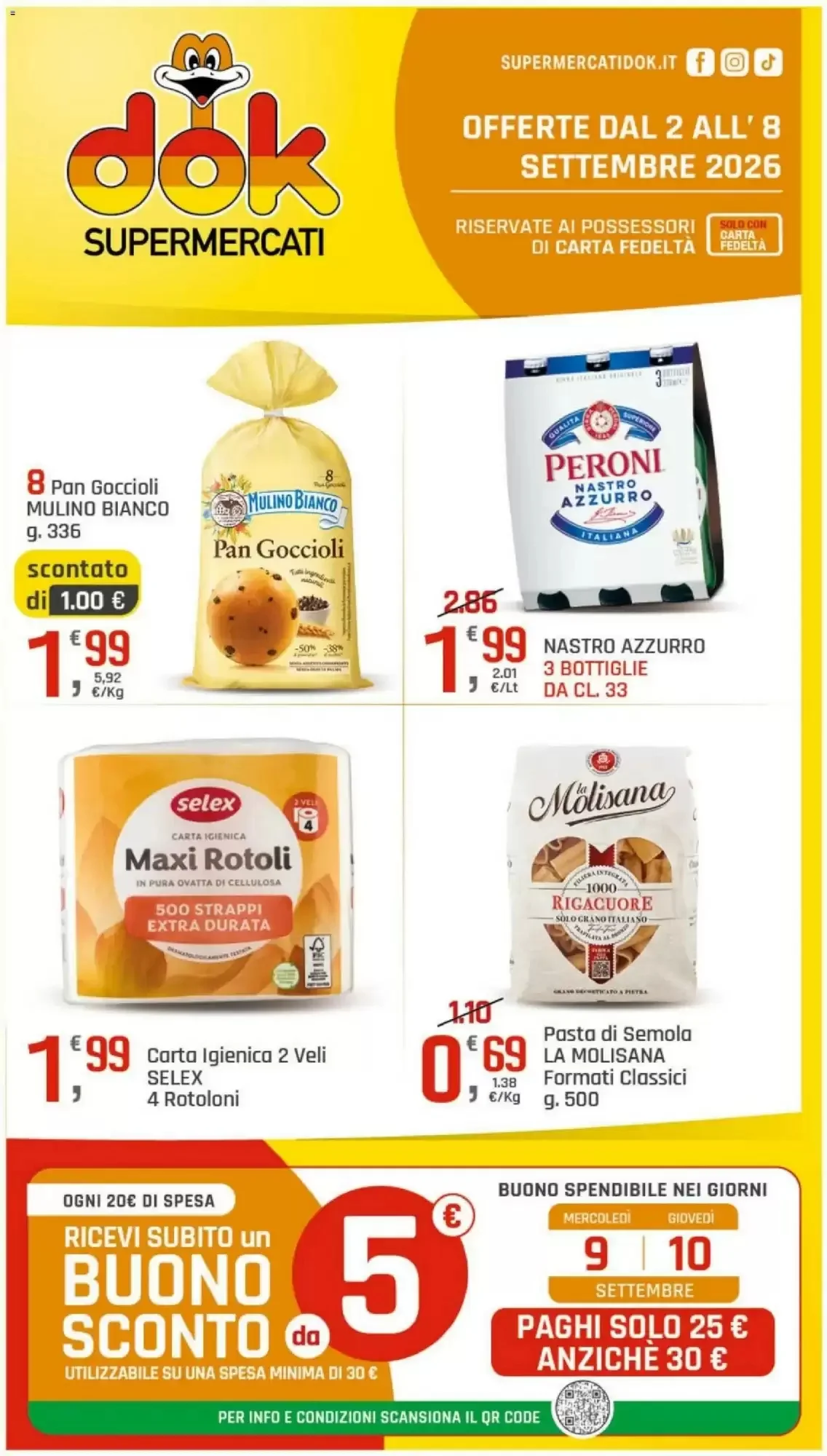 Copertina Supermercati Dok - Volantino Supermercati Dok