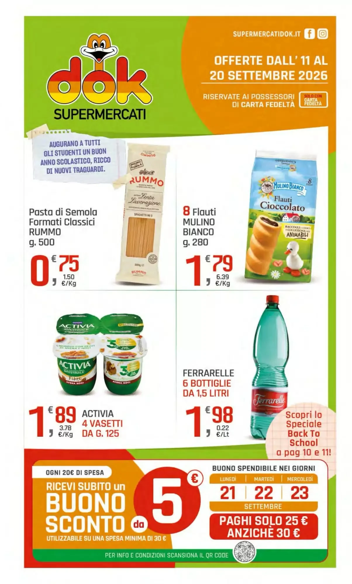 Copertina Supermercati Dok - Volantino Supermercati Dok