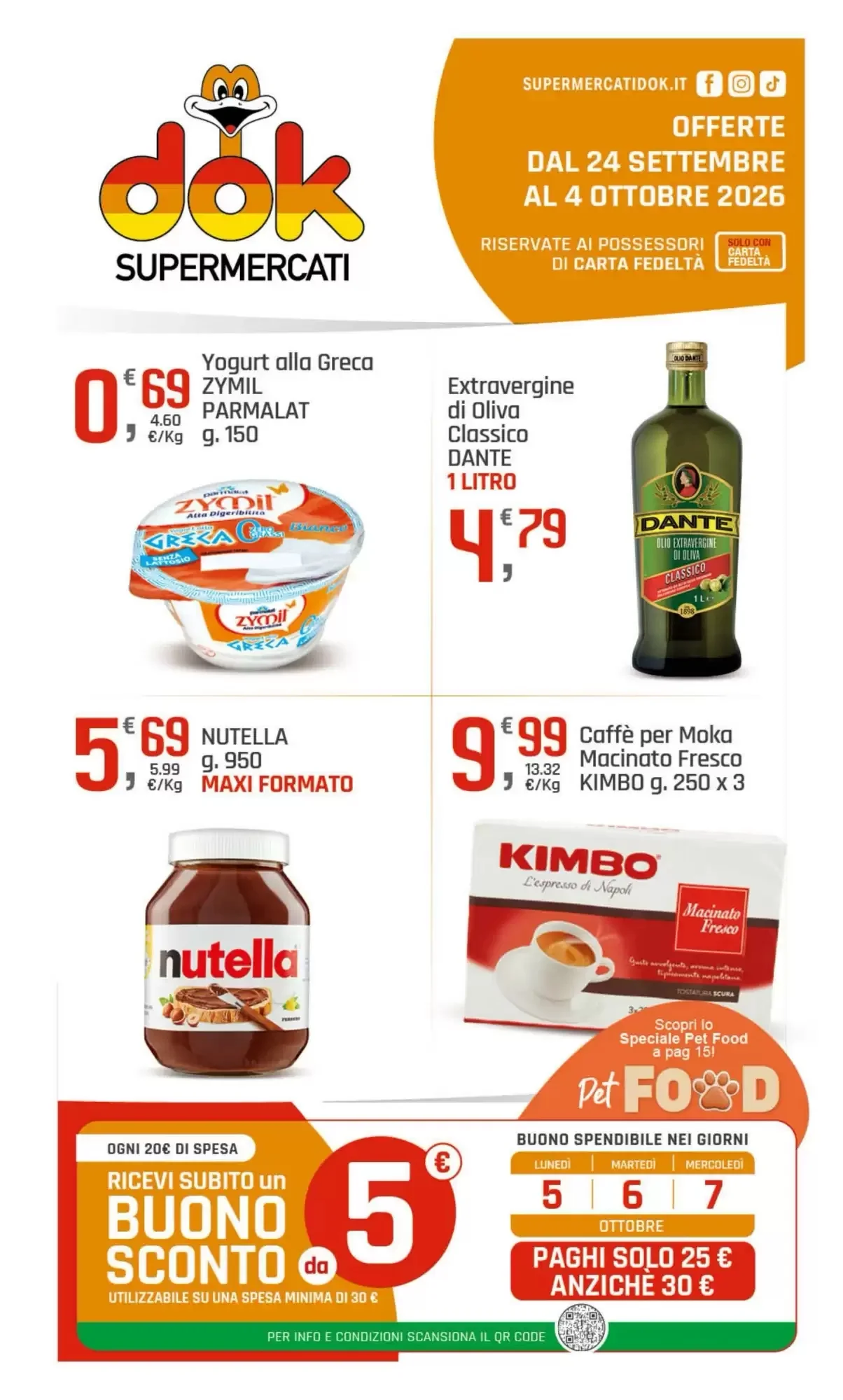 Copertina Supermercati Dok - Volantino Supermercati Dok