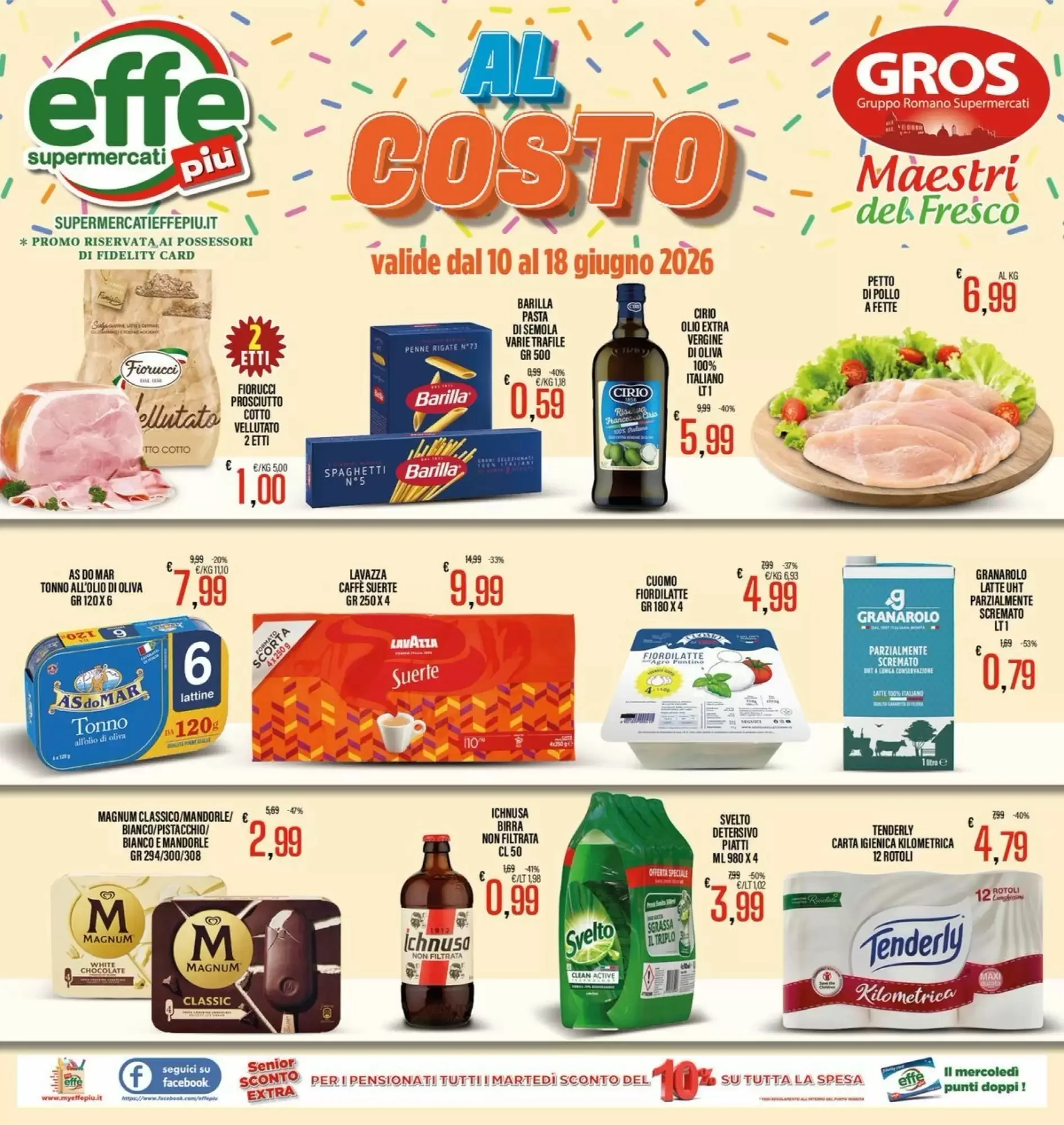 Copertina Supermercati Effepiu - Volantino Supermercati Effepiu