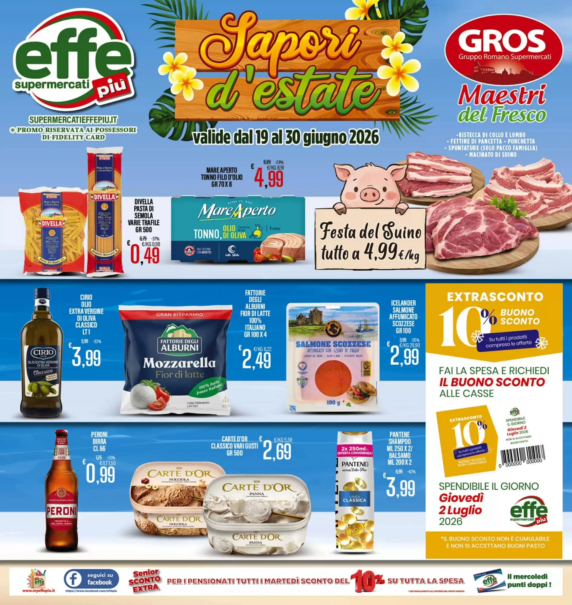 Copertina Supermercati Effepiu - Volantino Supermercati Effepiu
