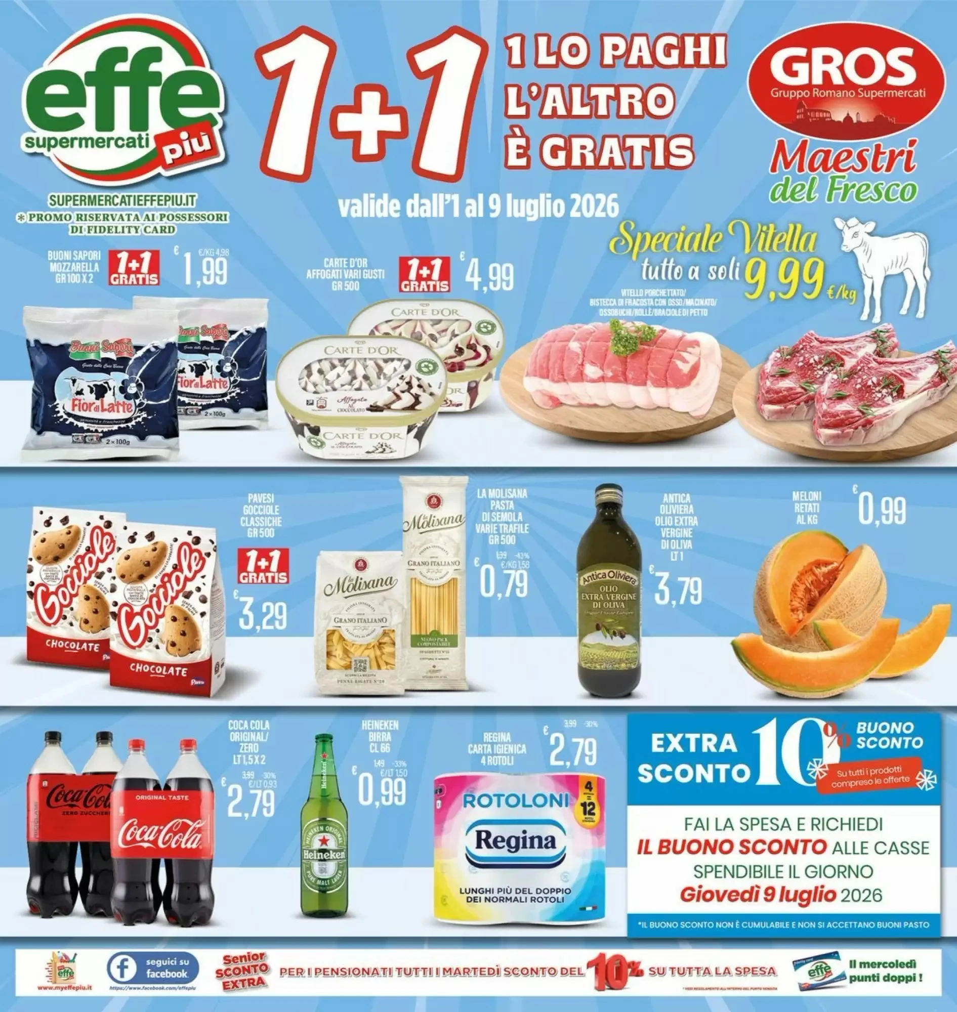 Copertina Supermercati Effepiu - Volantino Supermercati Effepiu