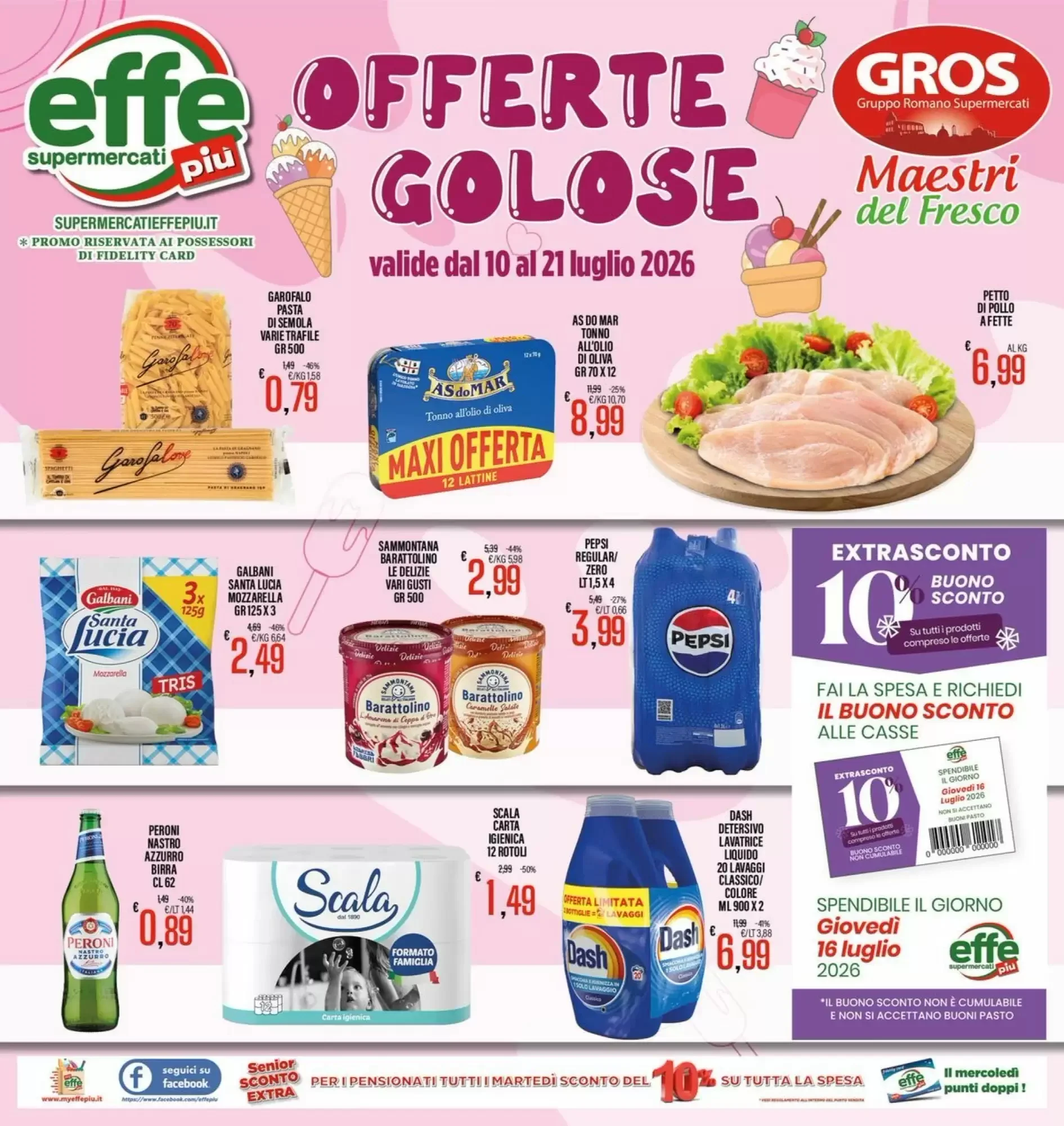 Copertina Supermercati Effepiu - Volantino Supermercati Effepiu