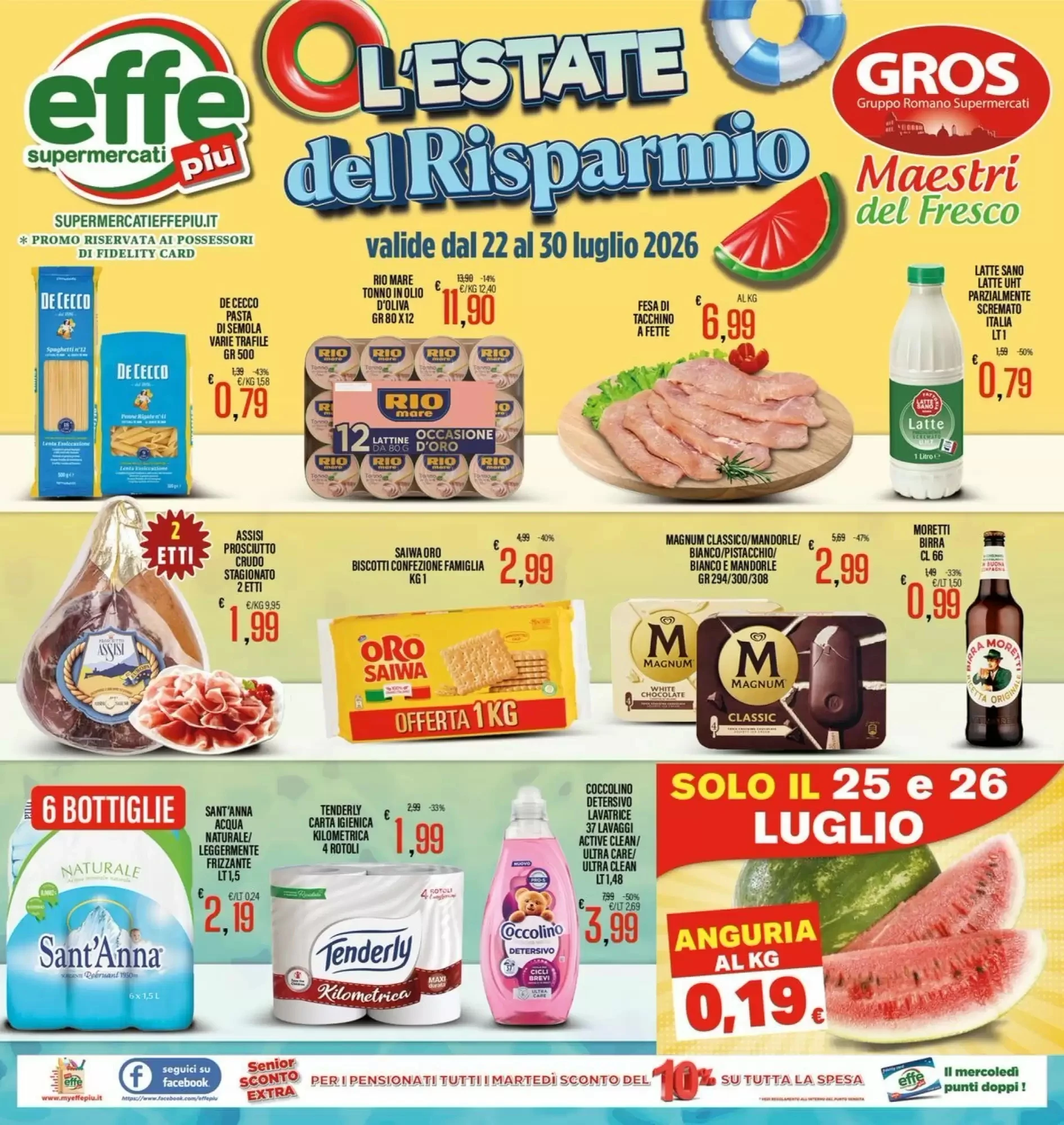 Copertina Supermercati Effepiu - Volantino Supermercati Effepiu