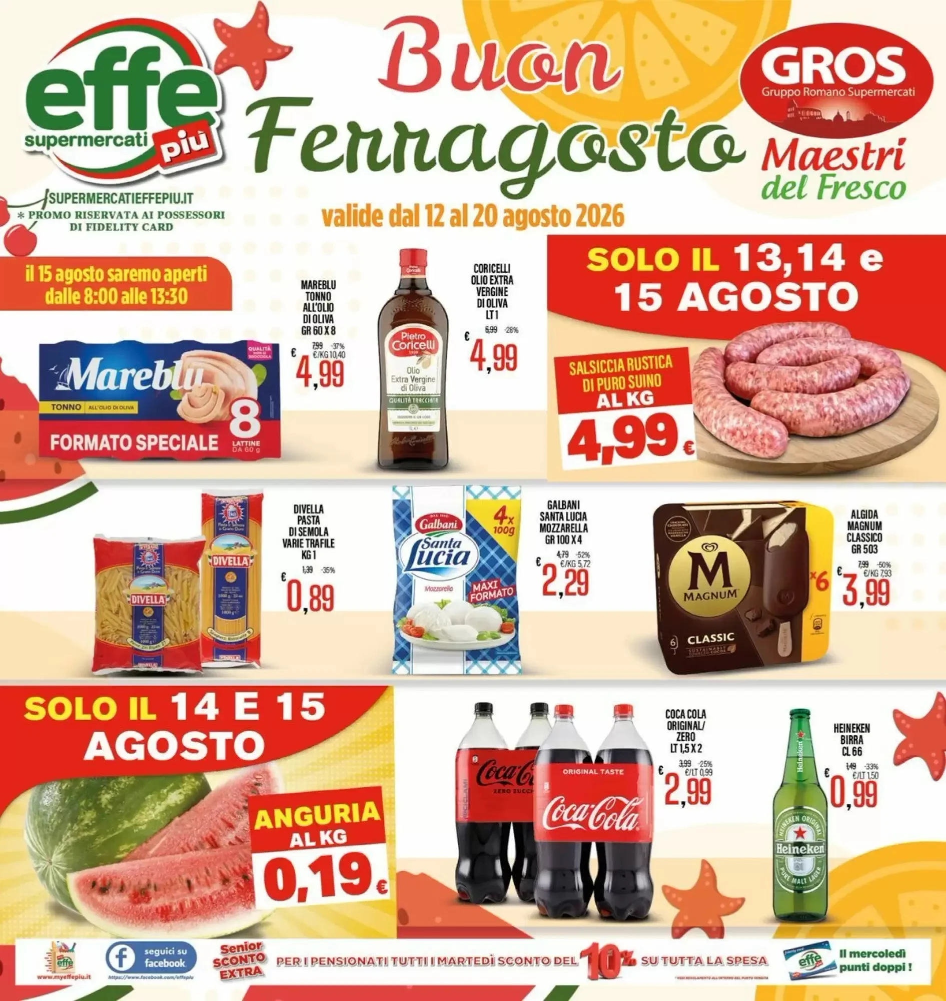 Copertina Supermercati Effepiu - Volantino Supermercati Effepiu