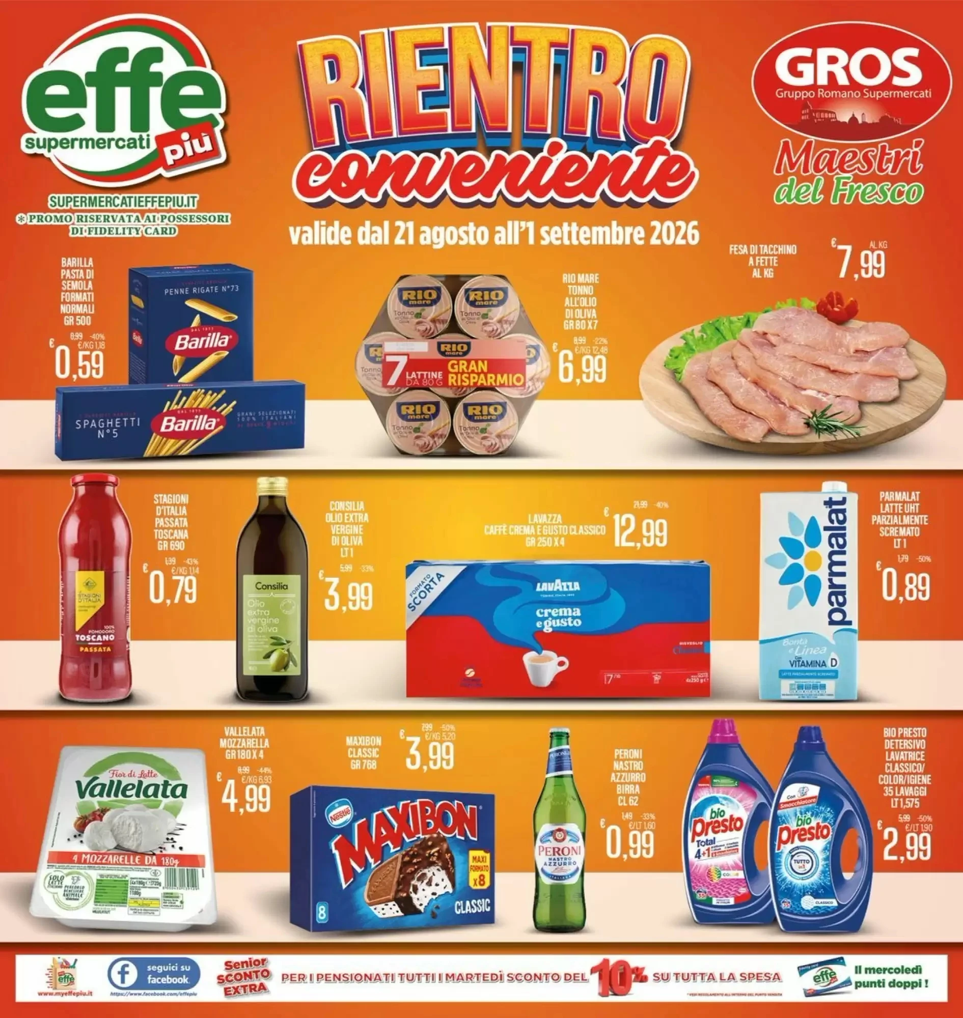 Copertina Supermercati Effepiu - Volantino Supermercati Effepiu