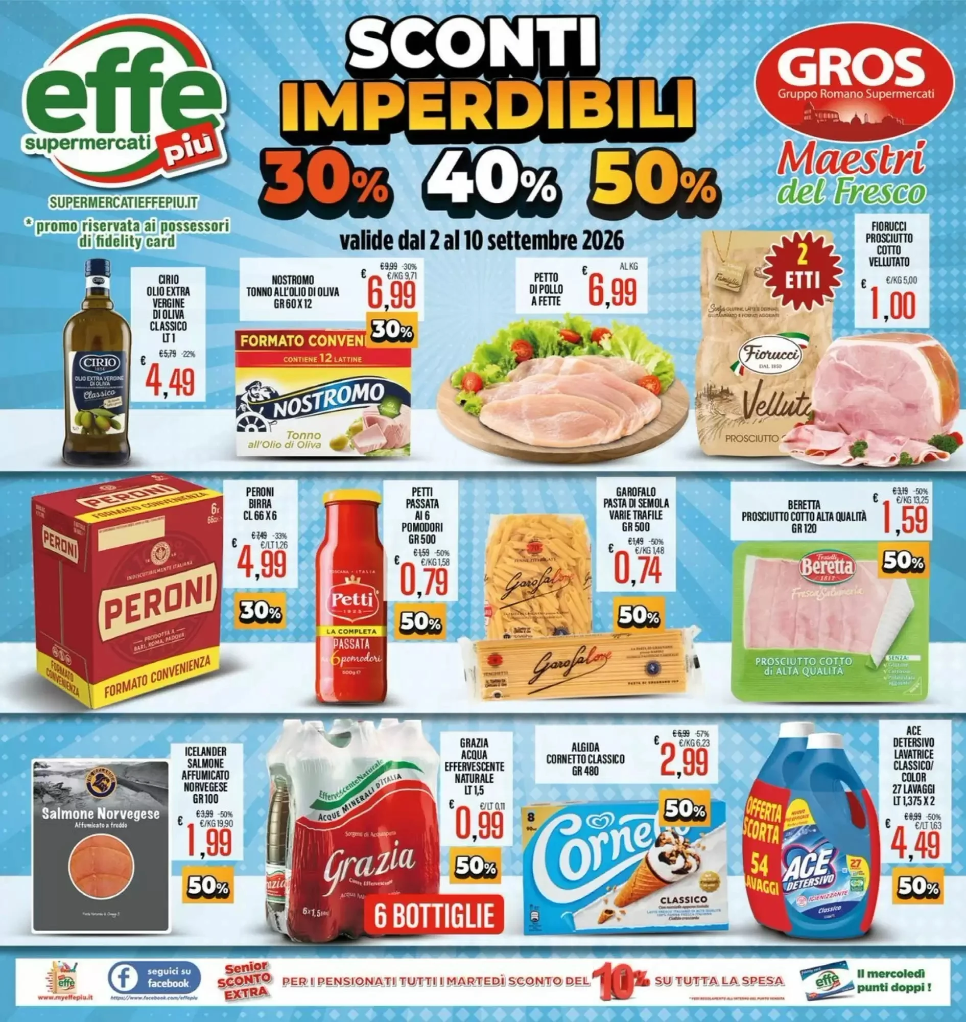 Copertina Supermercati Effepiu - Volantino Supermercati Effepiu
