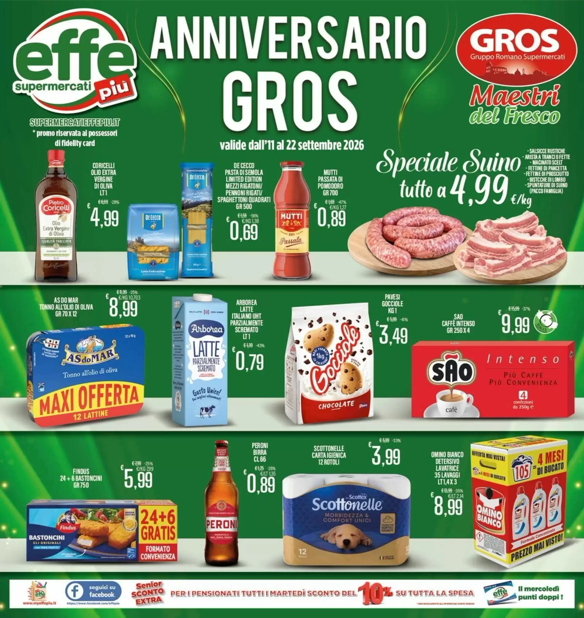 Copertina Supermercati Effepiu - Volantino Supermercati Effepiu