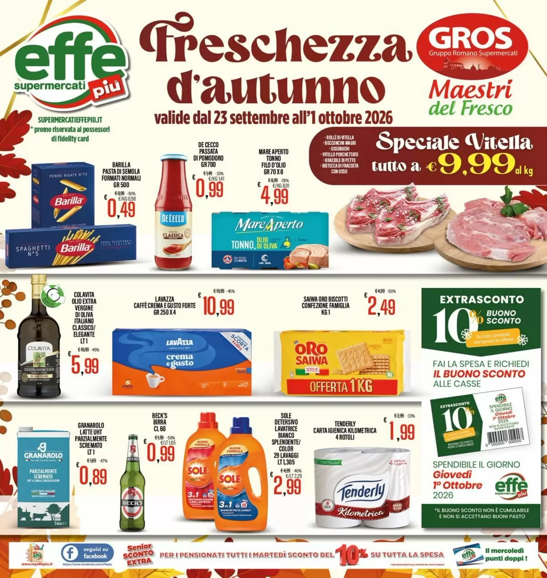 Copertina Supermercati Effepiu - Volantino Supermercati Effepiu