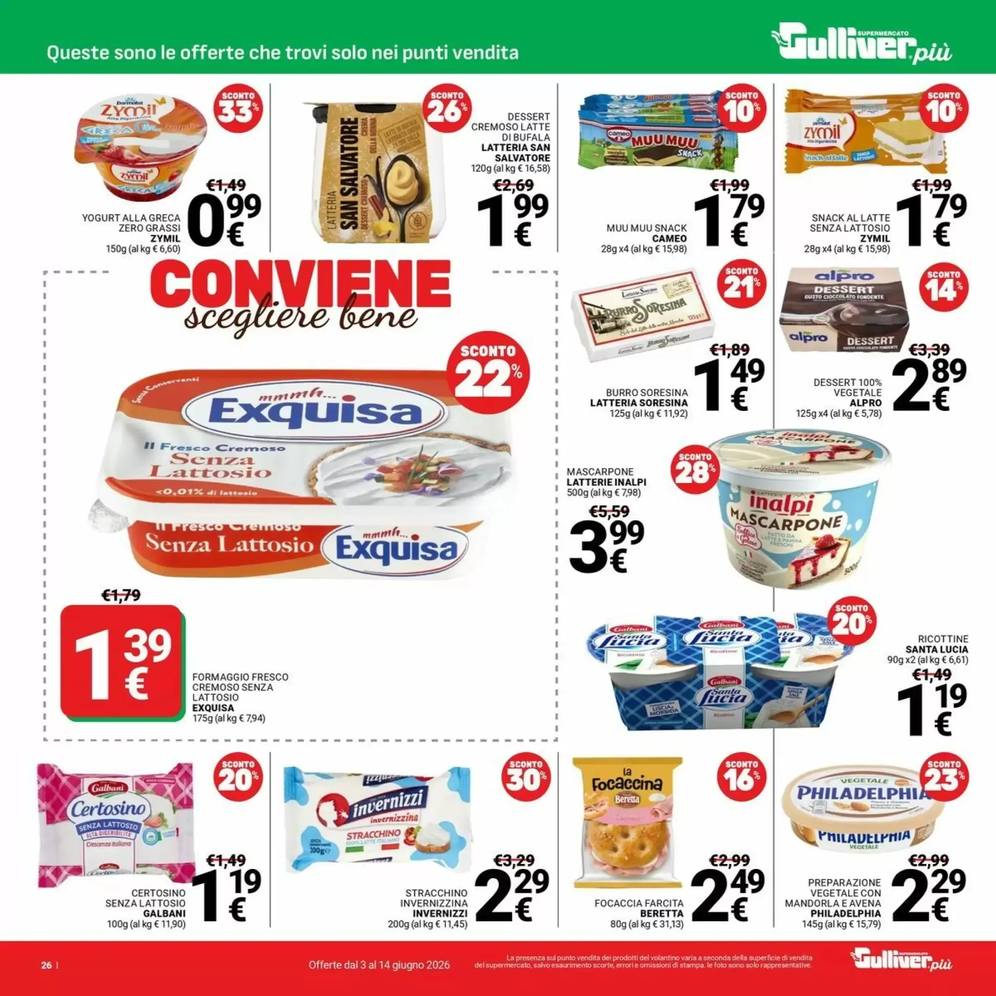 Volantino Supermercati Gulliver Volantino Supermercati Gulliver pagina 26