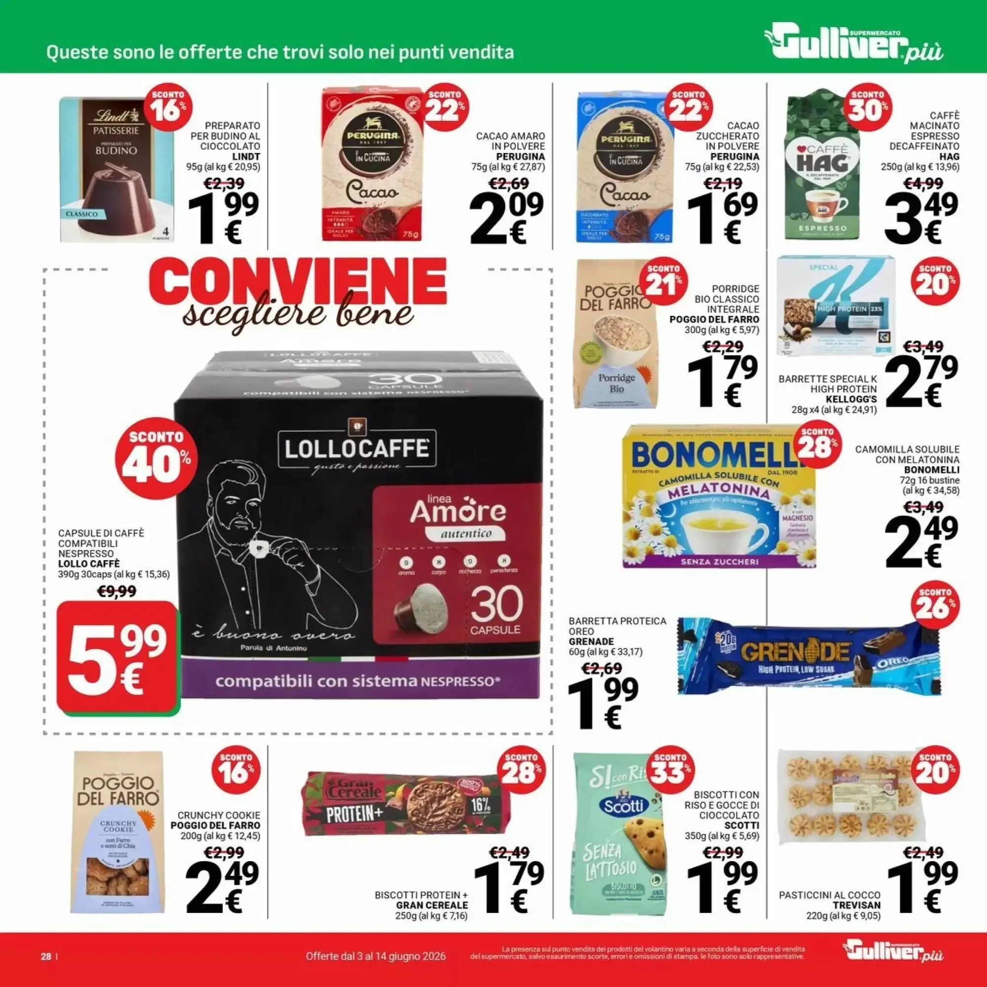 Volantino Supermercati Gulliver Volantino Supermercati Gulliver pagina 28