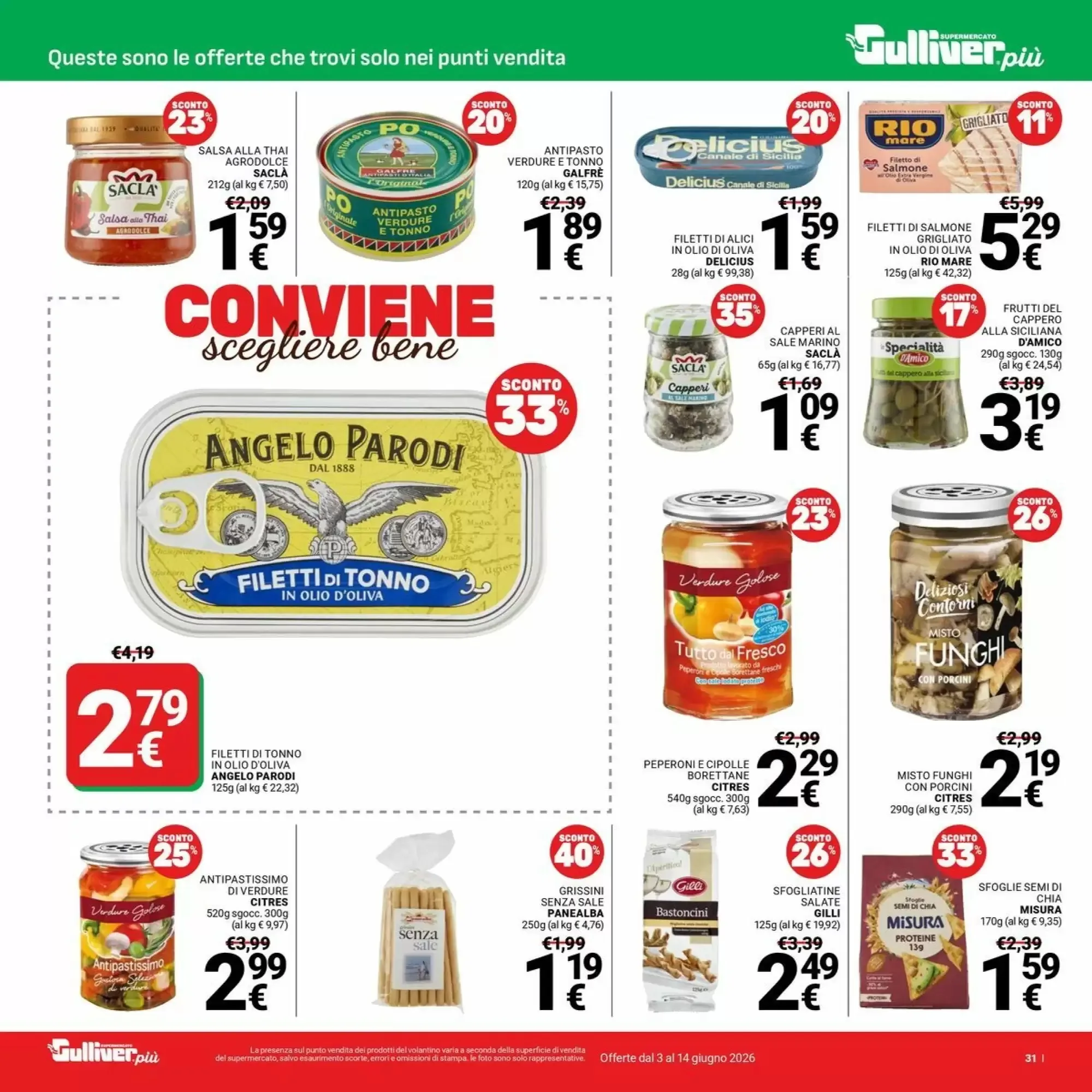 Volantino Supermercati Gulliver Volantino Supermercati Gulliver pagina 31