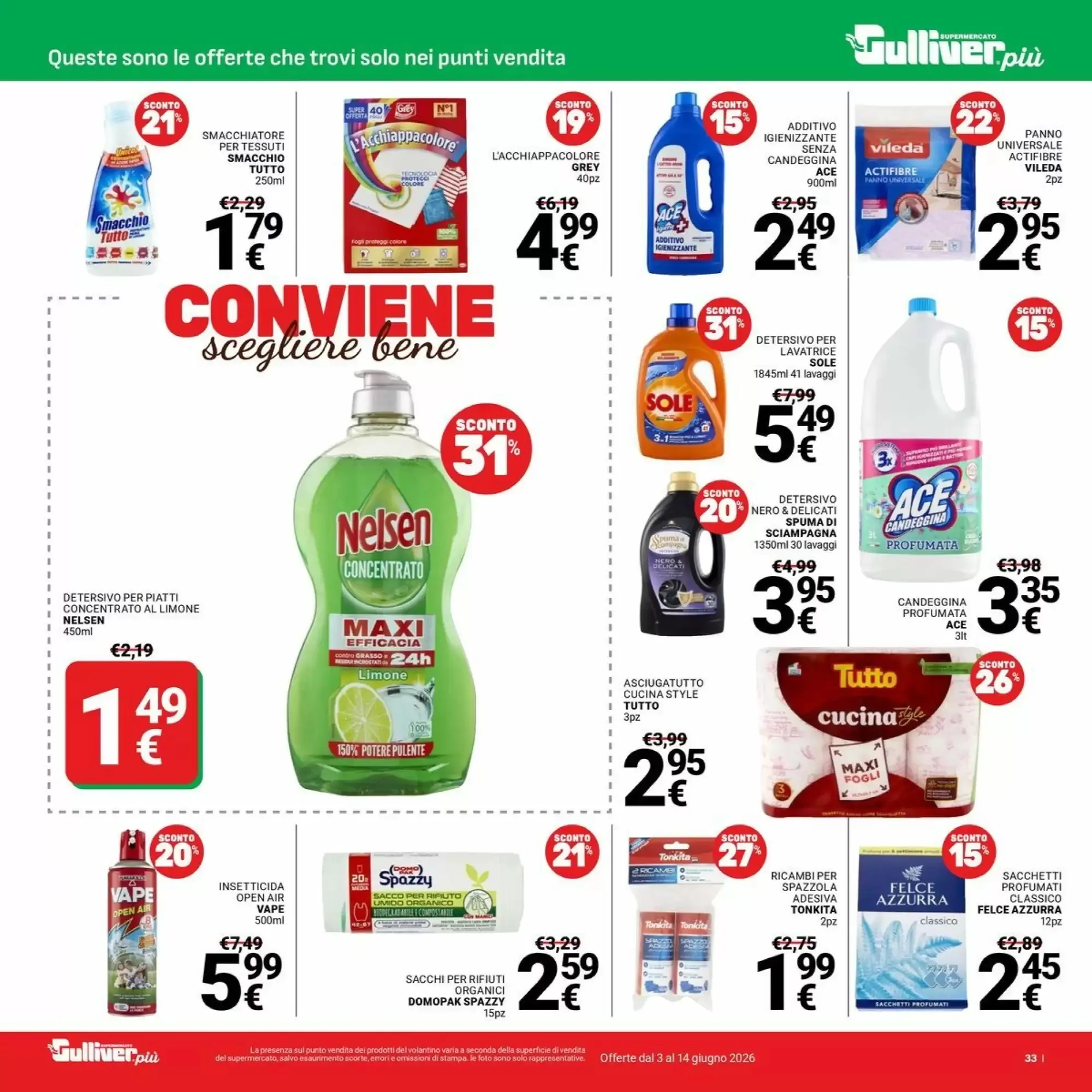 Volantino Supermercati Gulliver Volantino Supermercati Gulliver pagina 33
