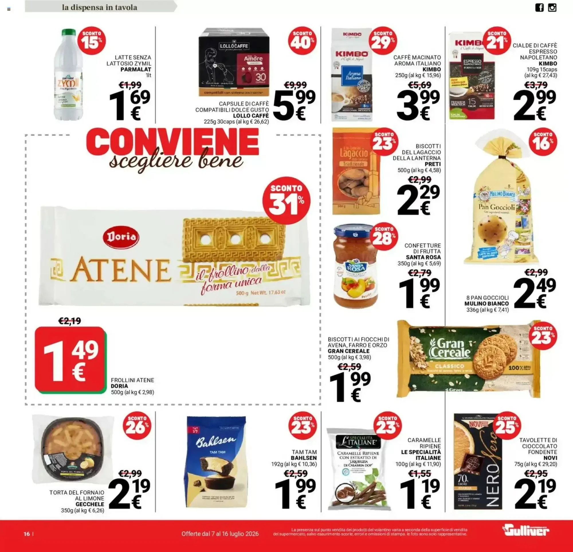 Volantino Supermercati Gulliver Volantino Supermercati Gulliver pagina 16