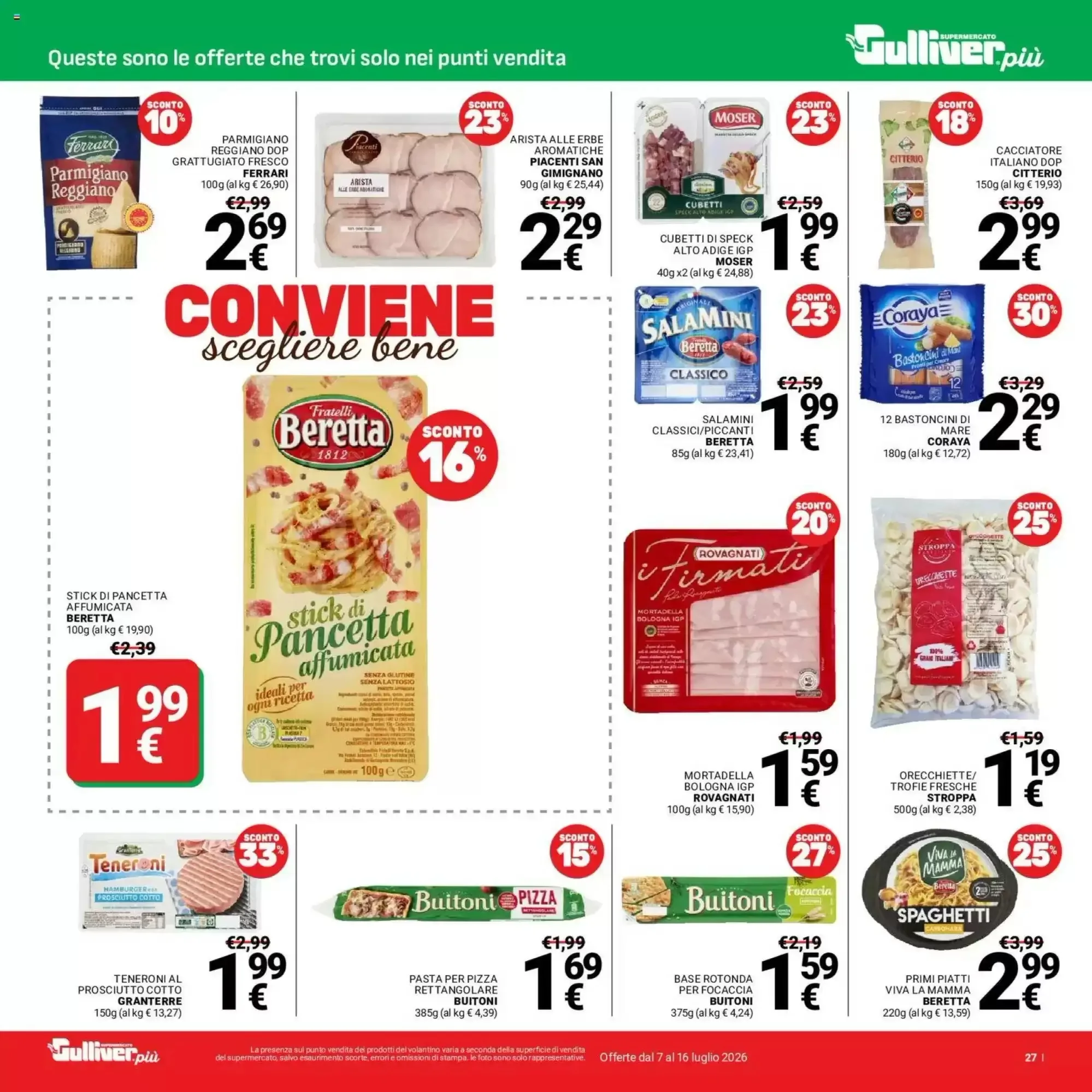 Volantino Supermercati Gulliver Volantino Supermercati Gulliver pagina 27