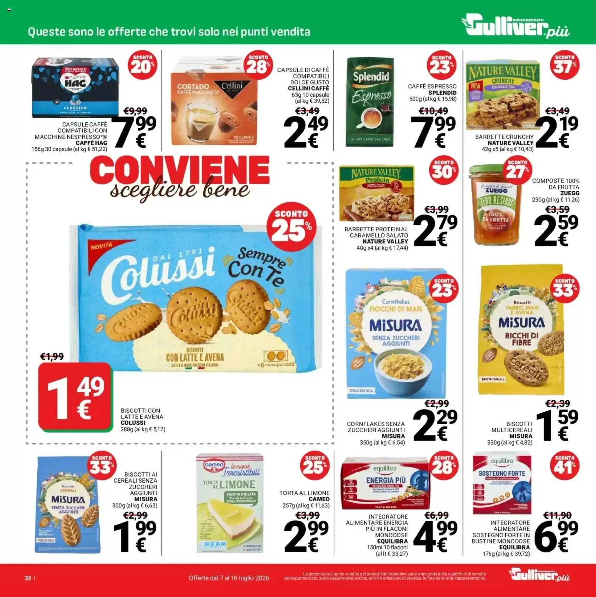 Volantino Supermercati Gulliver Volantino Supermercati Gulliver pagina 32