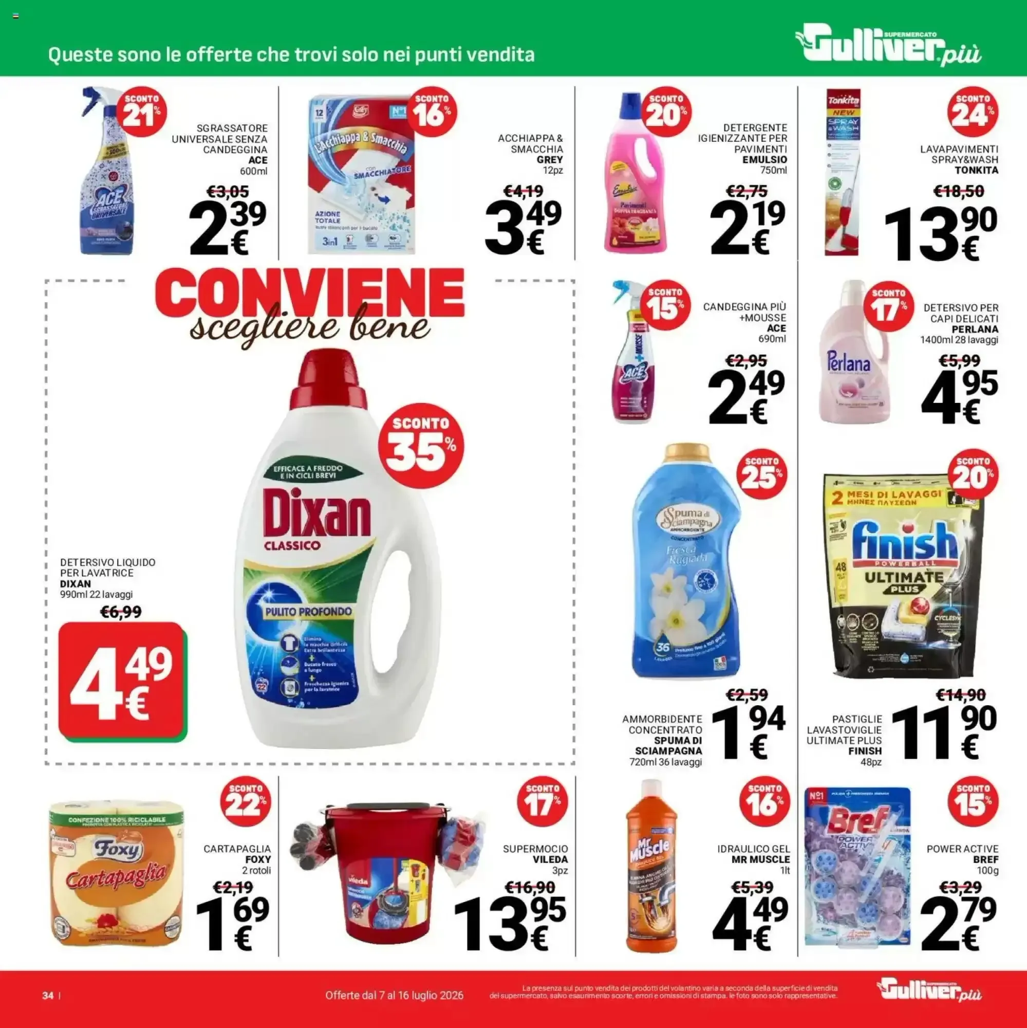 Volantino Supermercati Gulliver Volantino Supermercati Gulliver pagina 34