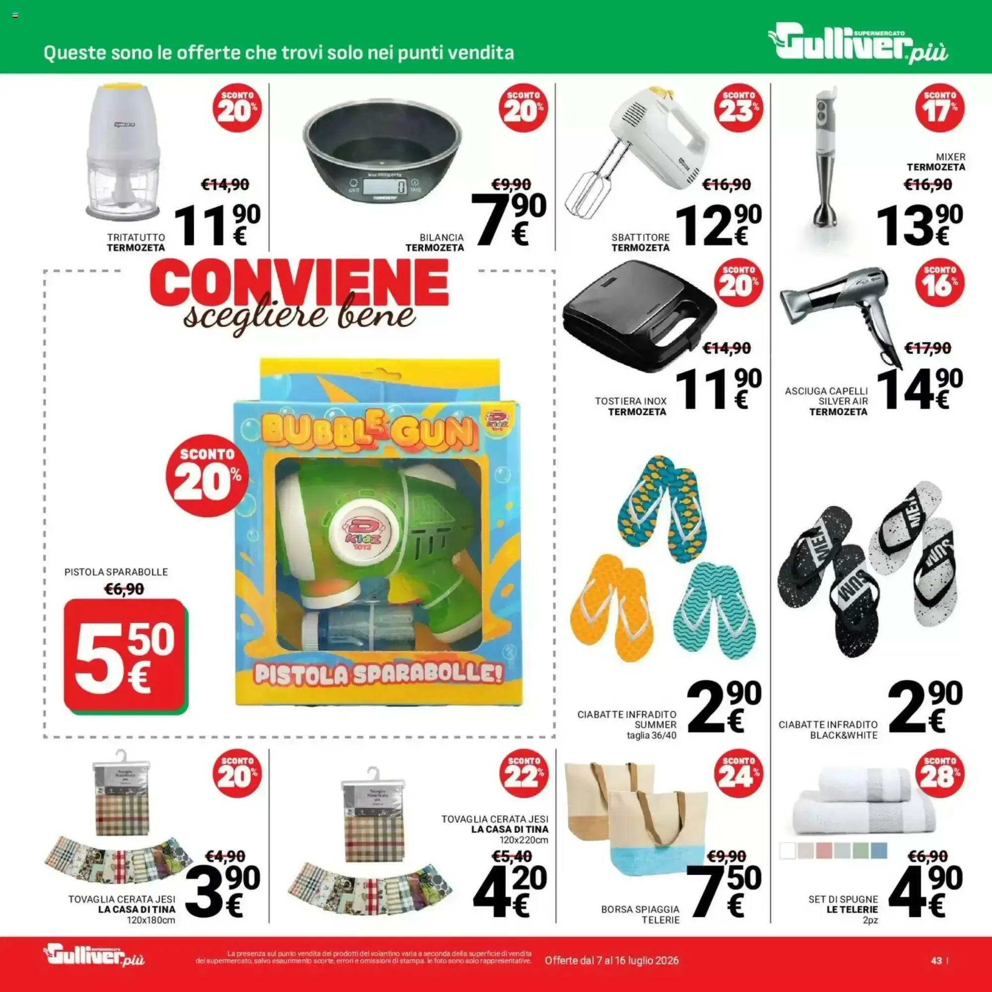 Volantino Supermercati Gulliver Volantino Supermercati Gulliver pagina 43