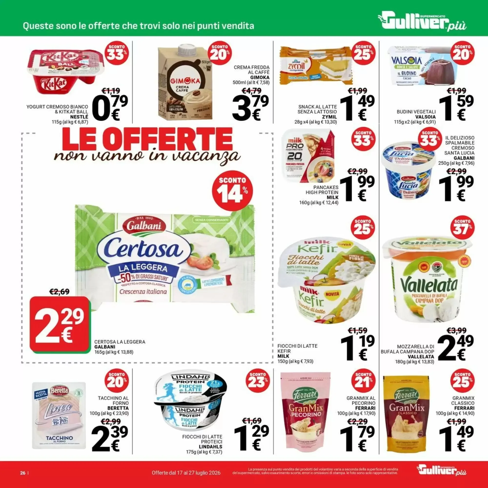 Volantino Supermercati Gulliver Volantino Supermercati Gulliver pagina 26