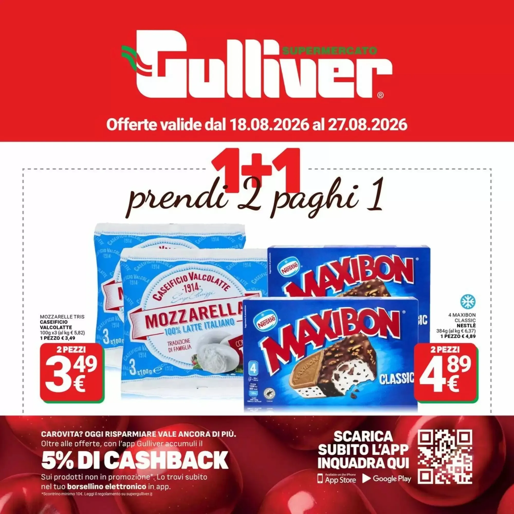Copertina Supermercati Gulliver - Volantino Supermercati Gulliver