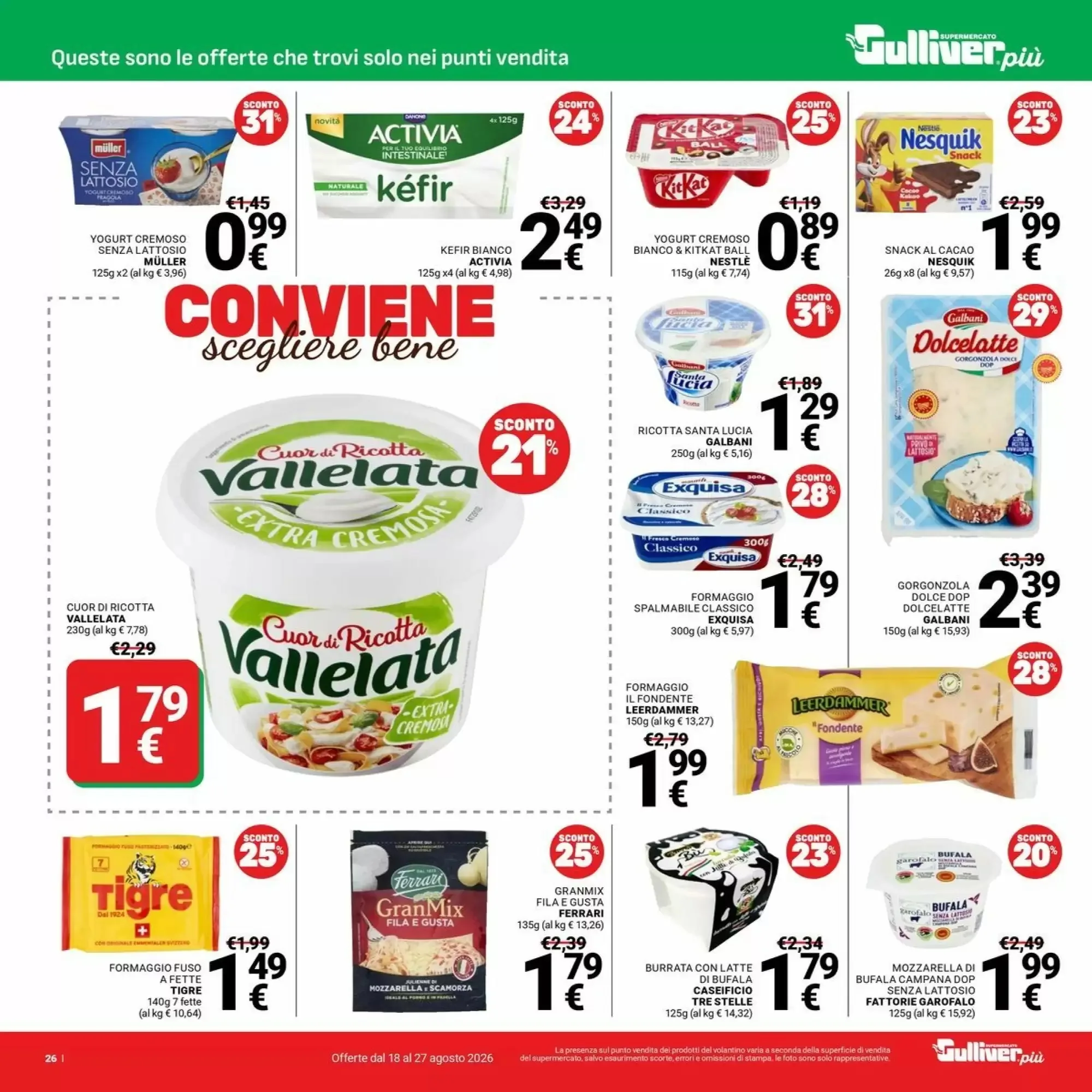 Volantino Supermercati Gulliver Volantino Supermercati Gulliver pagina 26