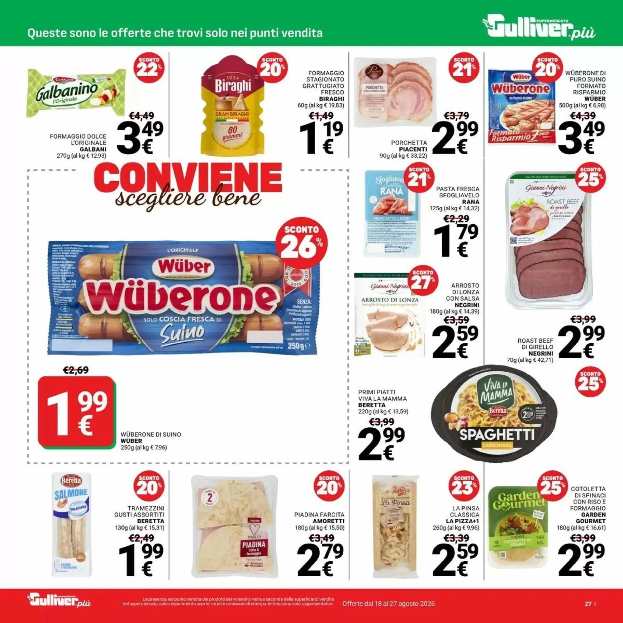 Volantino Supermercati Gulliver Volantino Supermercati Gulliver pagina 27