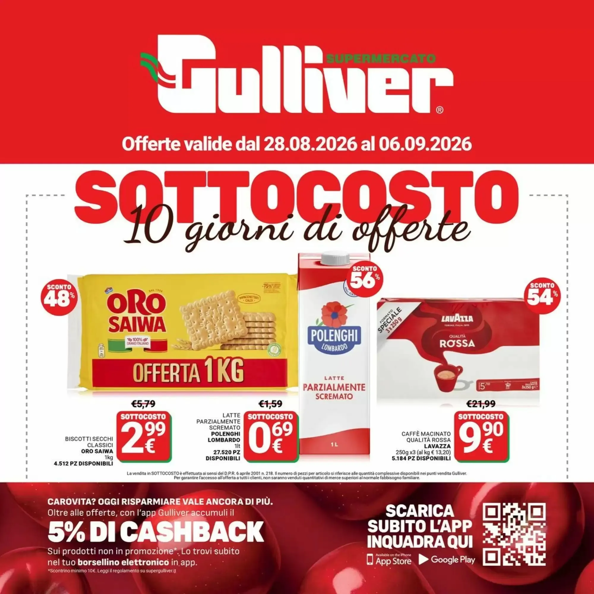 Copertina Supermercati Gulliver - Volantino Supermercati Gulliver