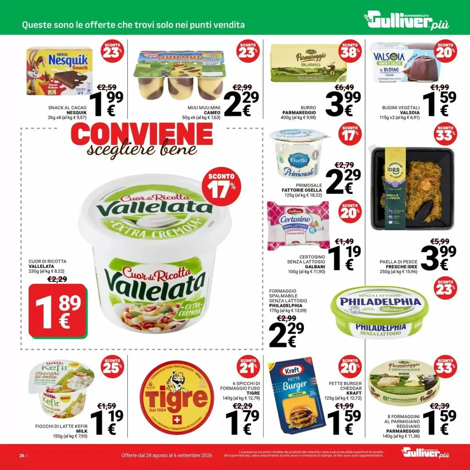 Volantino Supermercati Gulliver Volantino Supermercati Gulliver pagina 26