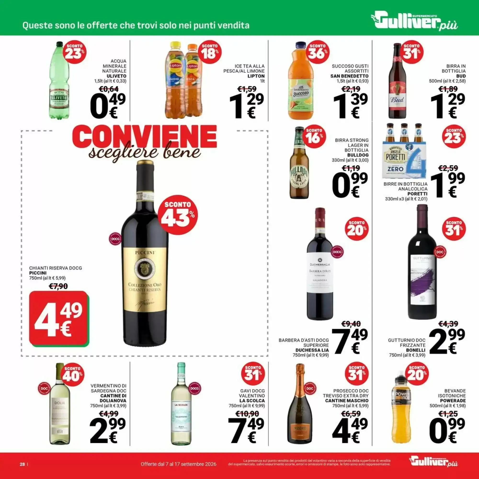 Volantino Supermercati Gulliver Volantino Supermercati Gulliver pagina 28