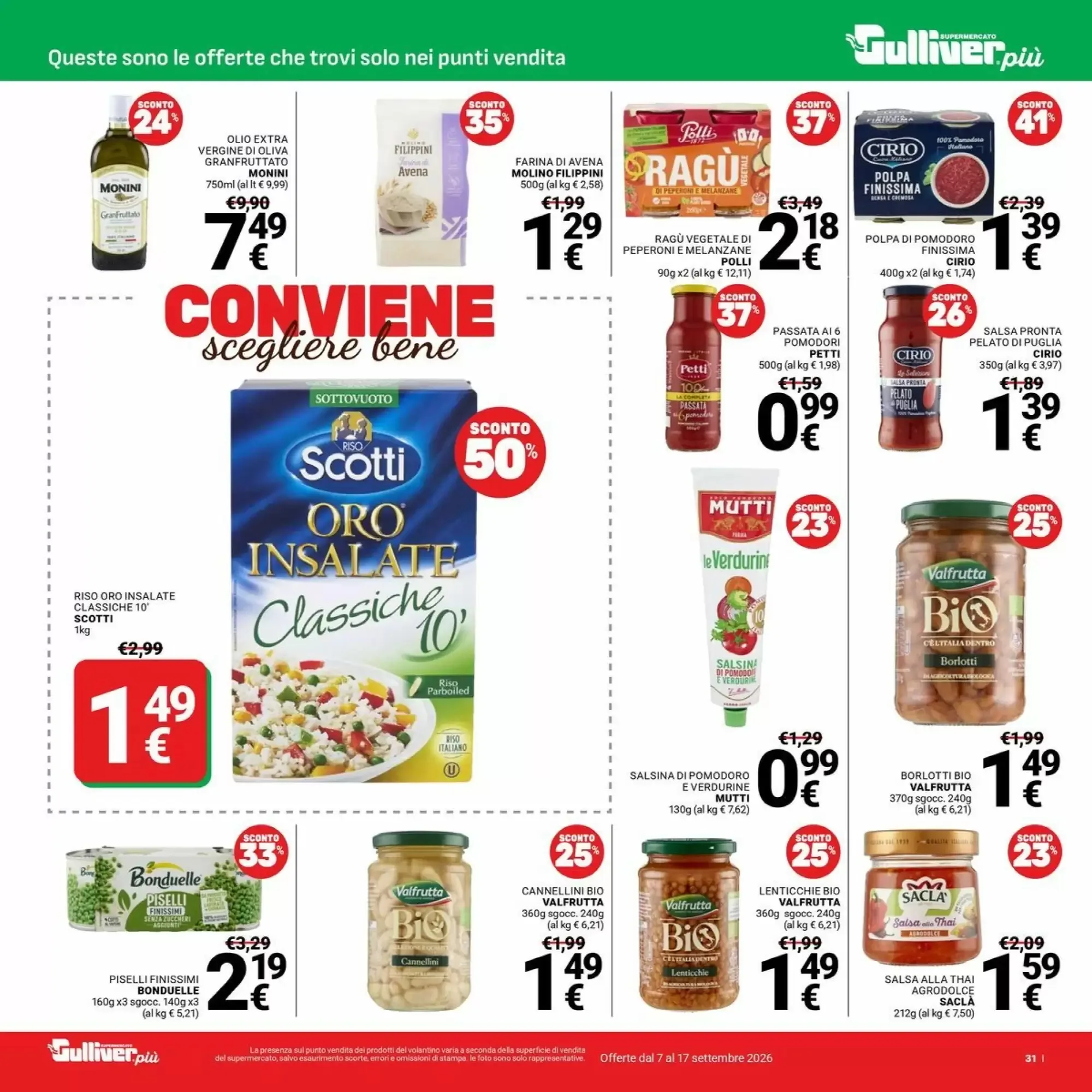 Volantino Supermercati Gulliver Volantino Supermercati Gulliver pagina 31