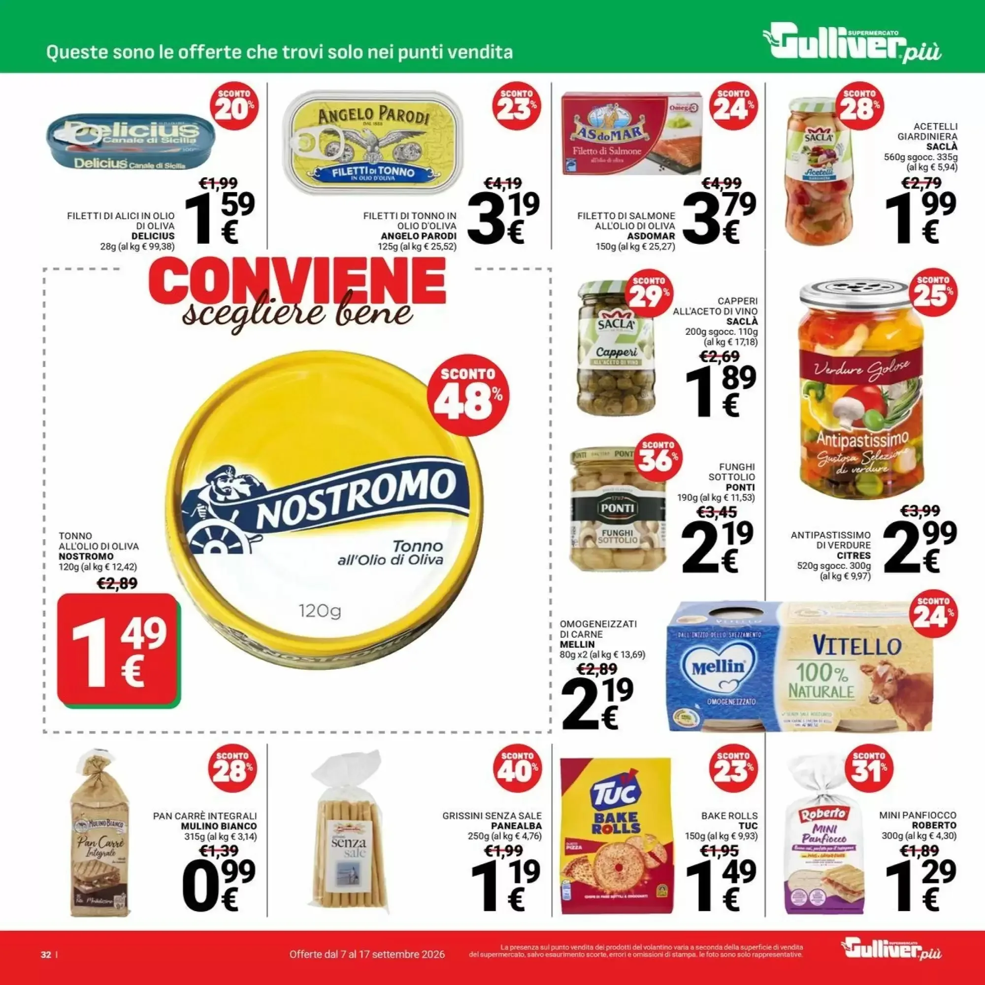 Volantino Supermercati Gulliver Volantino Supermercati Gulliver pagina 32