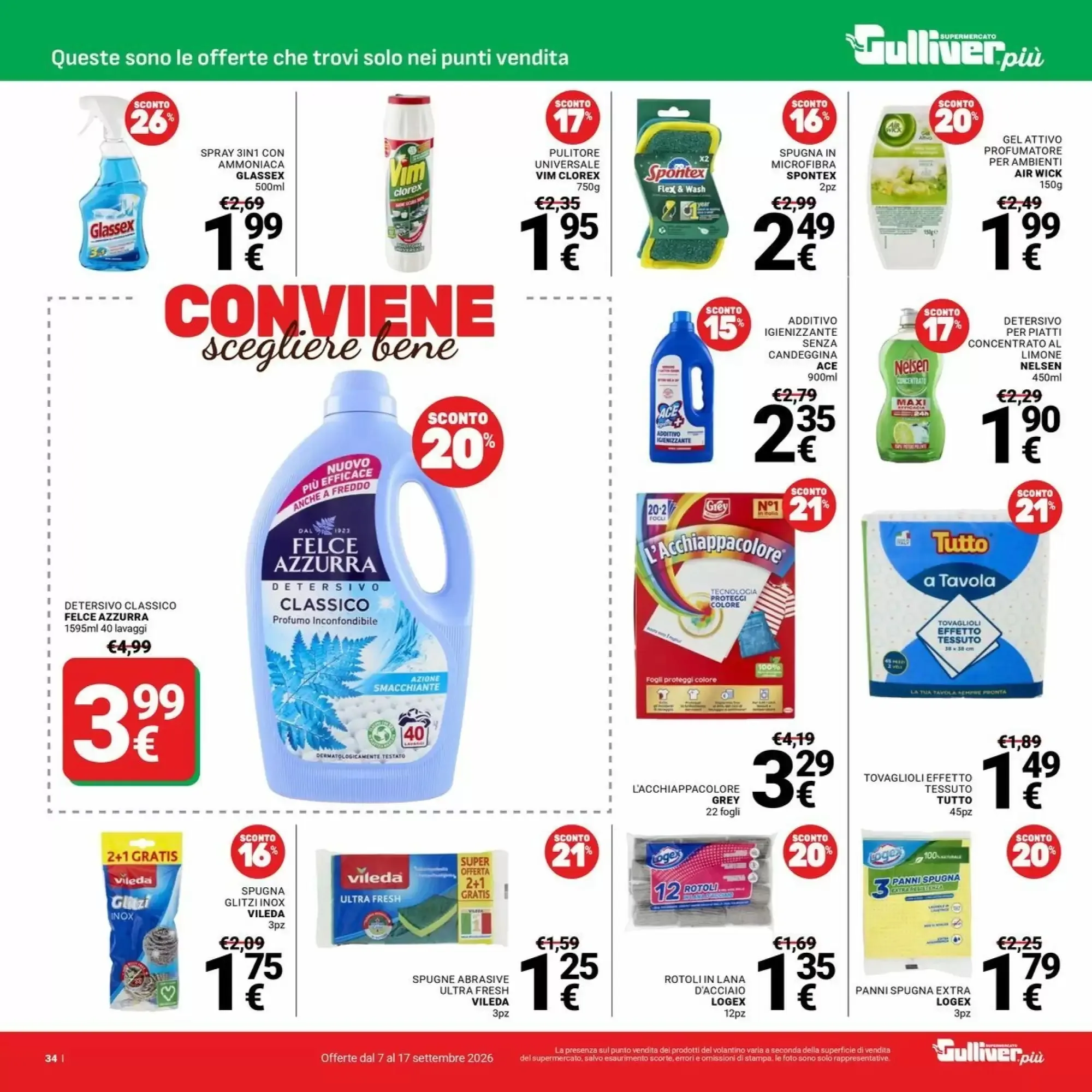 Volantino Supermercati Gulliver Volantino Supermercati Gulliver pagina 34