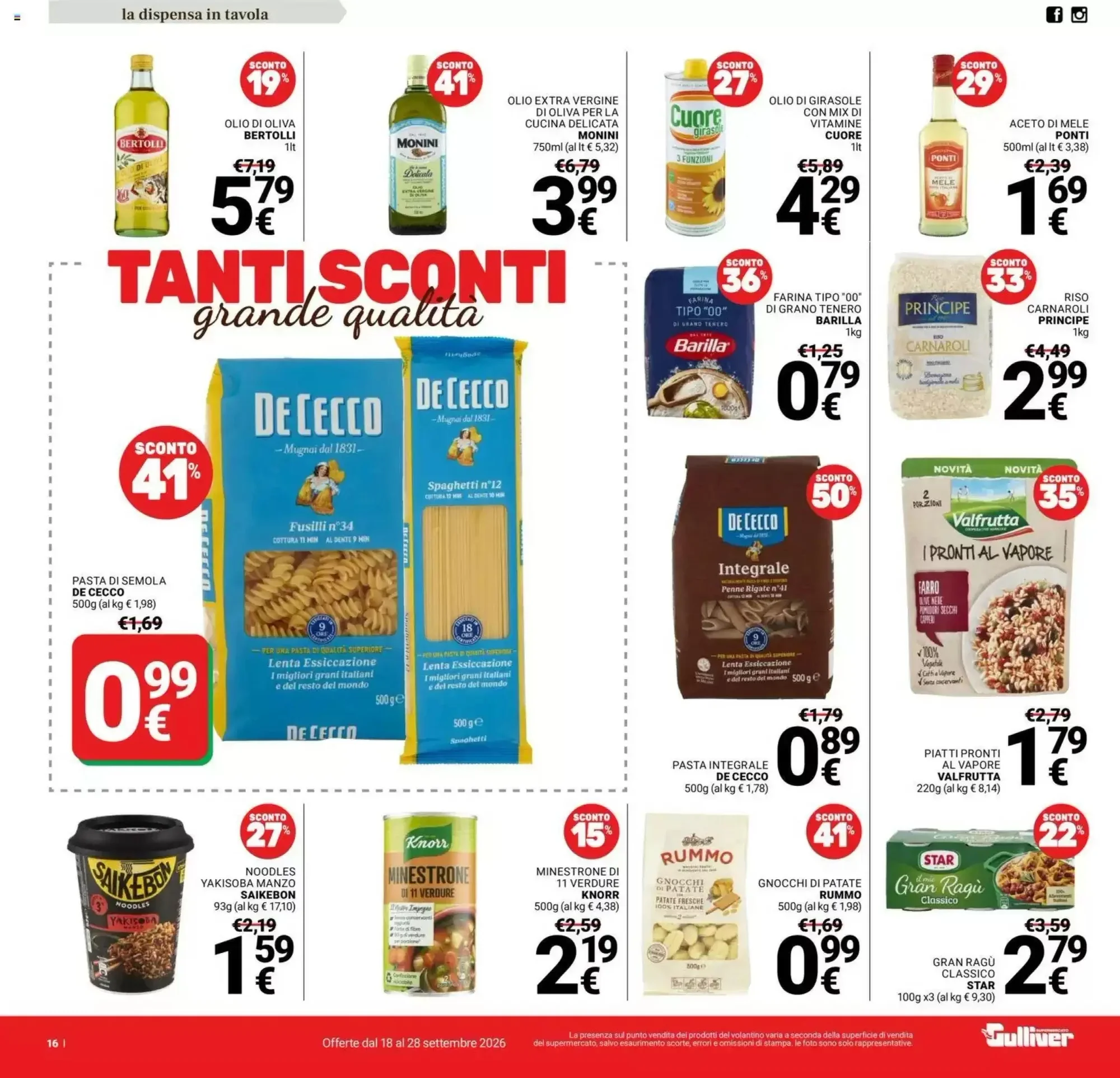 Volantino Supermercati Gulliver Volantino Supermercati Gulliver pagina 16