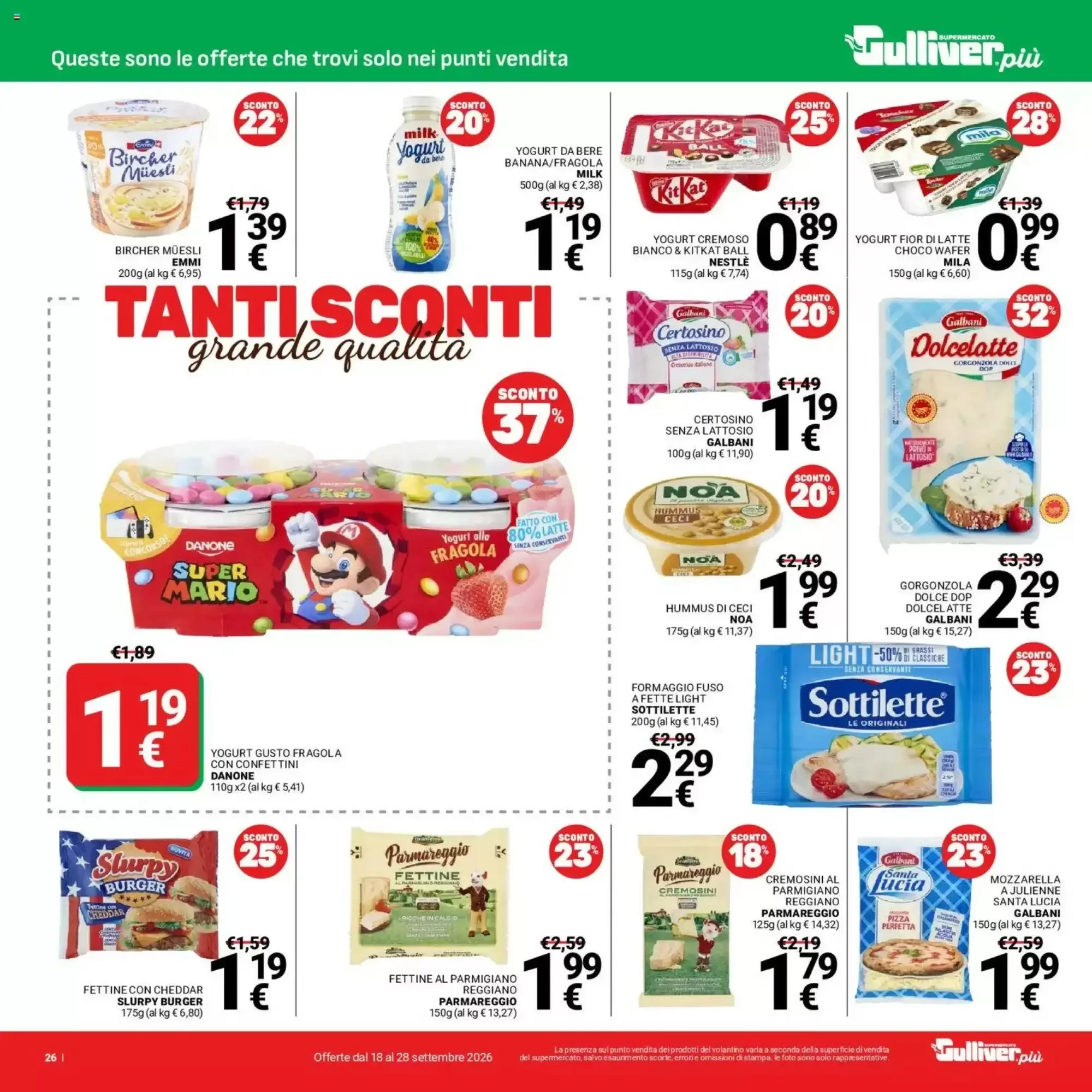 Volantino Supermercati Gulliver Volantino Supermercati Gulliver pagina 26